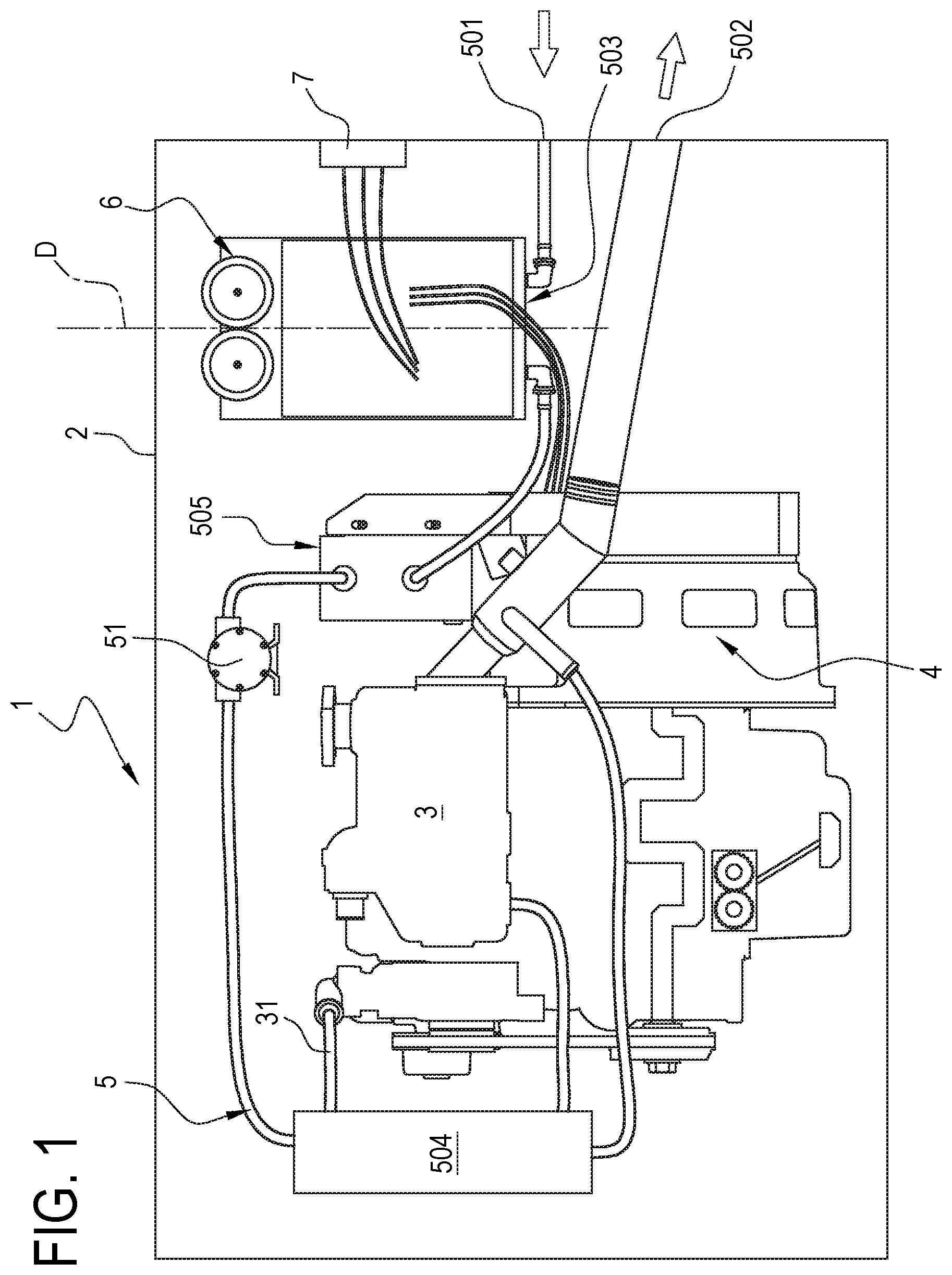 Patent US11780550 — Electric power generator for vessels — Figure 1
