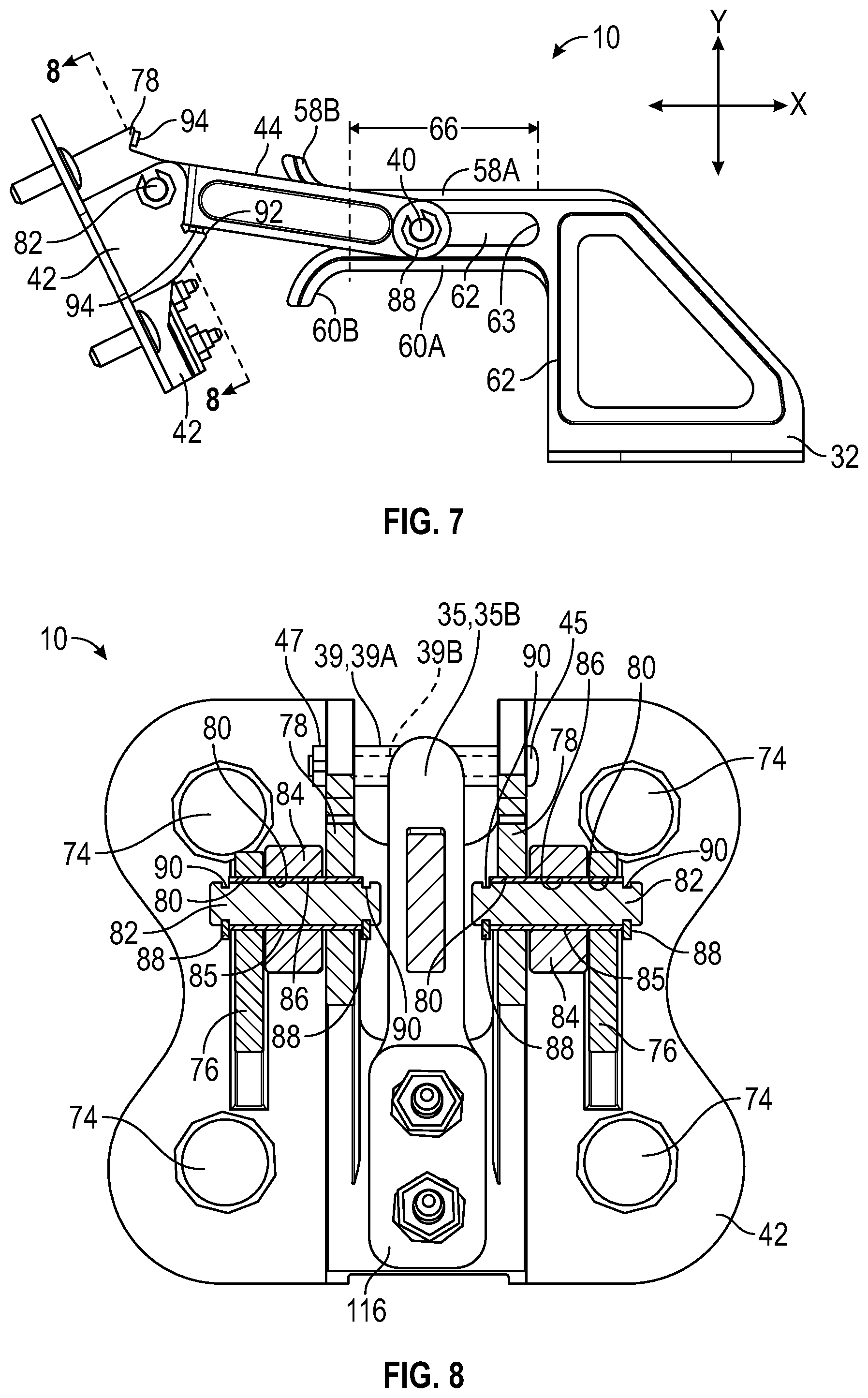Patent US11780553 Figure 4 – Latch assembly and aircraft having same