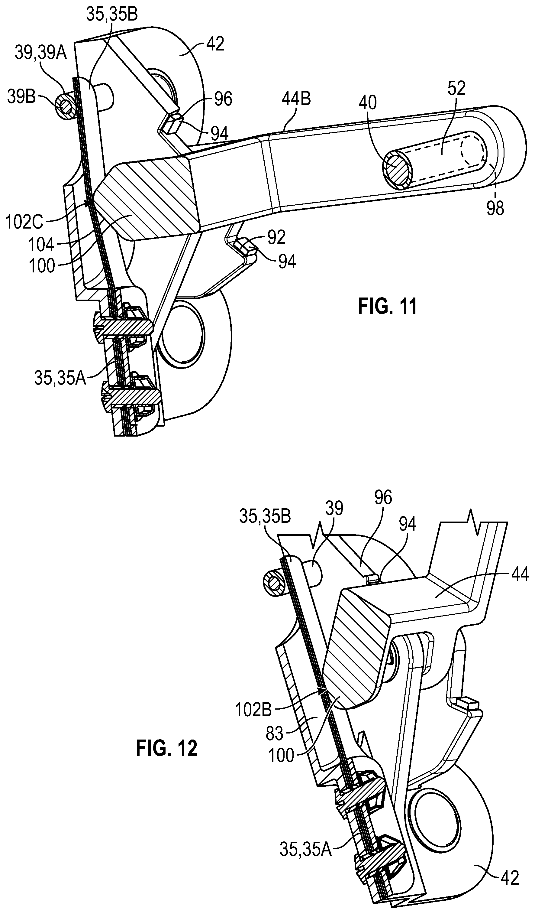 Patent US11780553 Figure 6 – Latch assembly and aircraft having same