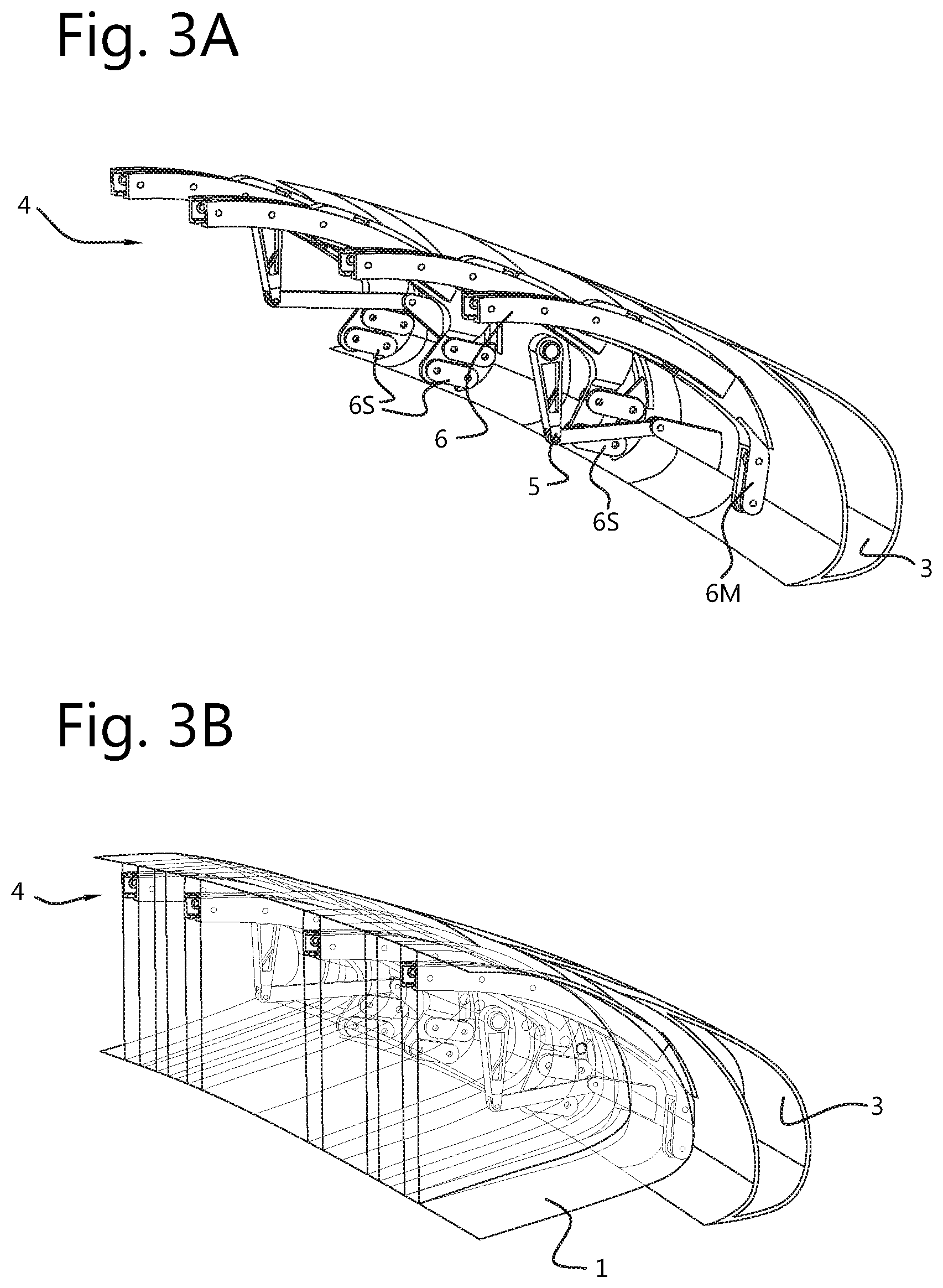 Patent US11780554 Figure 2 – Deployment system for an airfoil high lift leading edge device