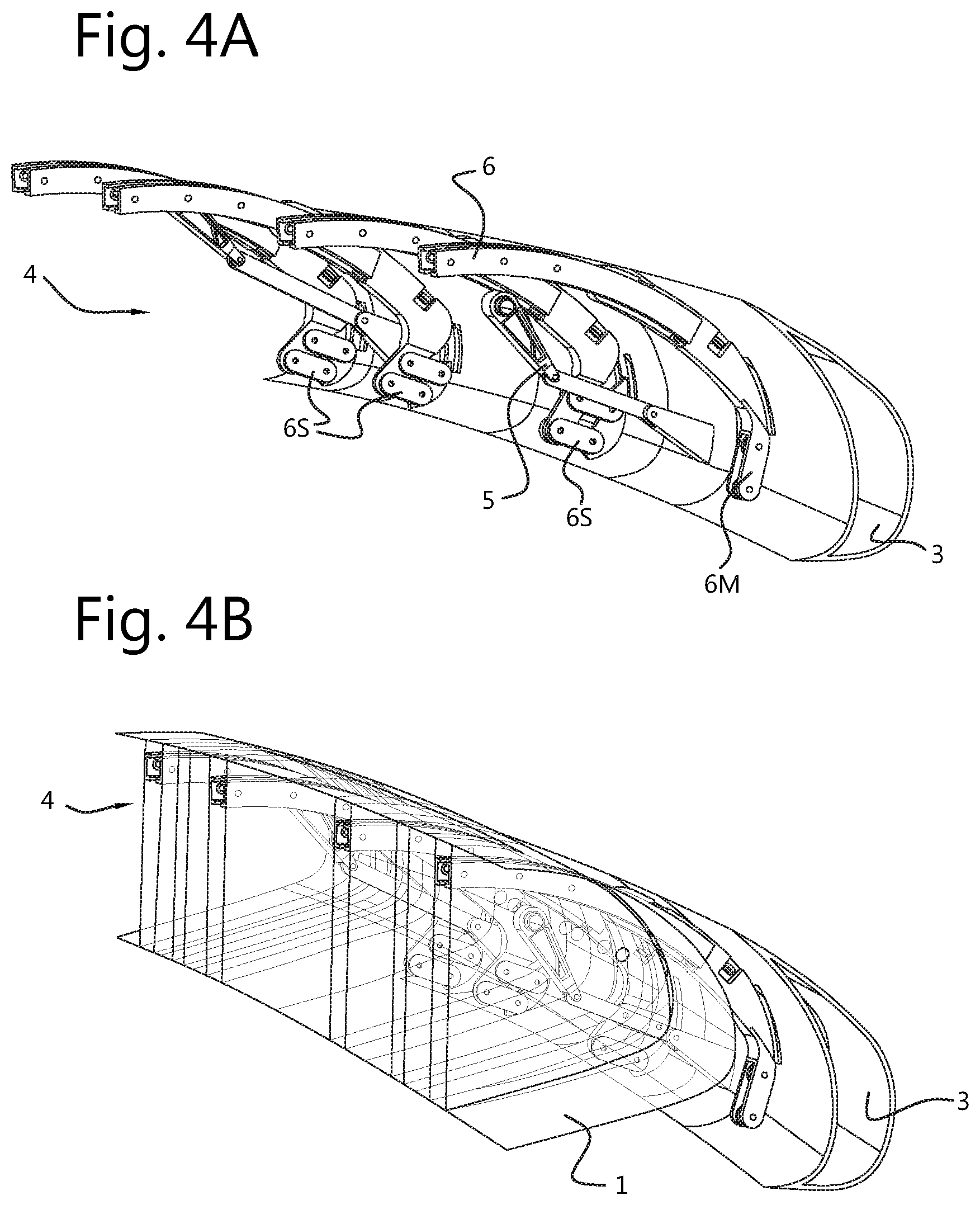 Patent US11780554 Figure 3 – Deployment system for an airfoil high lift leading edge device