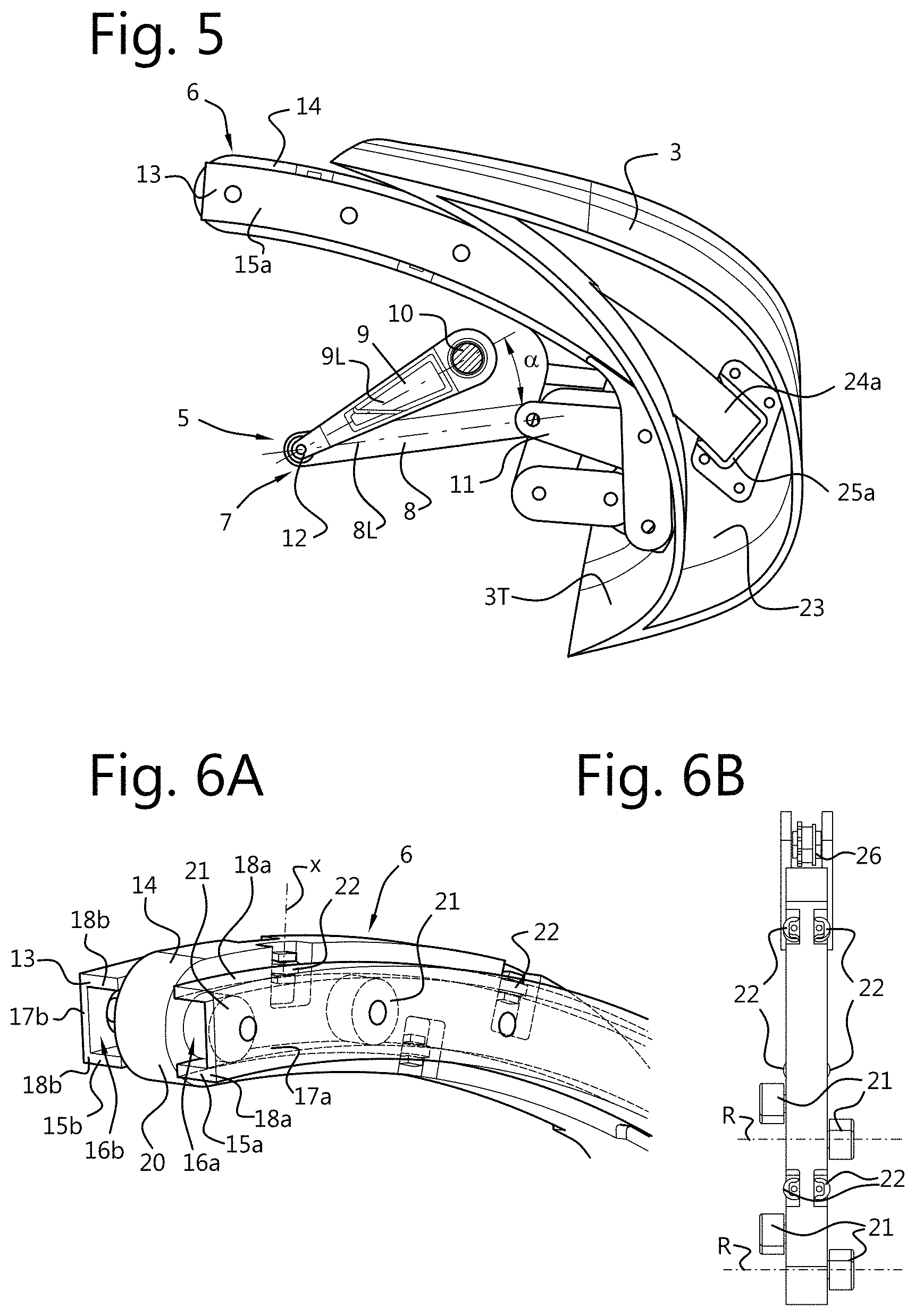 Patent US11780554 Figure 4 – Deployment system for an airfoil high lift leading edge device