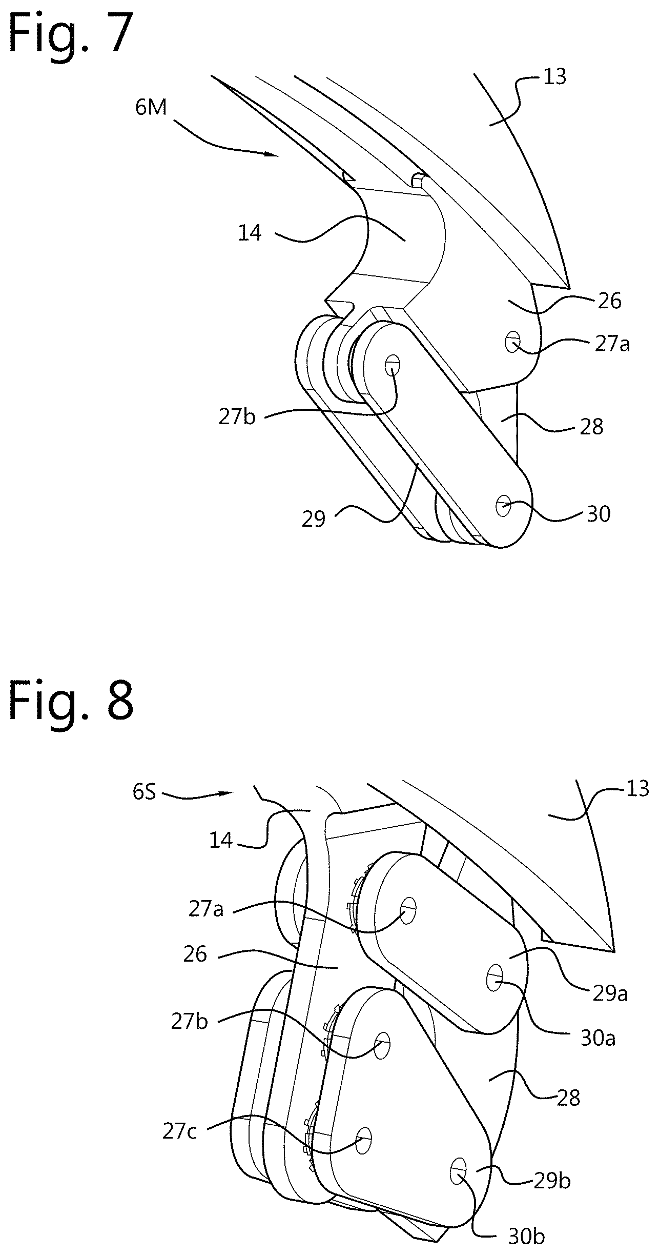 Patent US11780554 Figure 5 – Deployment system for an airfoil high lift leading edge device
