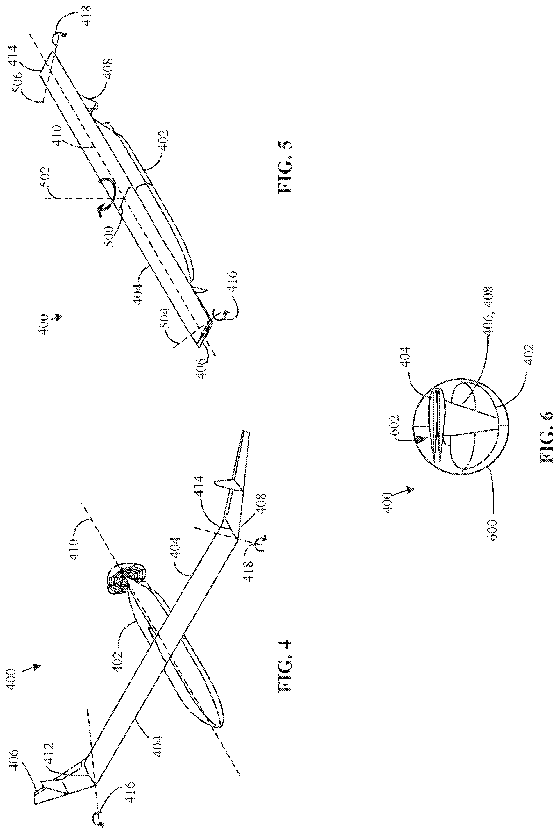 Patent US11780556 Figure 4 – Methods and apparatus for space-efficient aircraft deployment