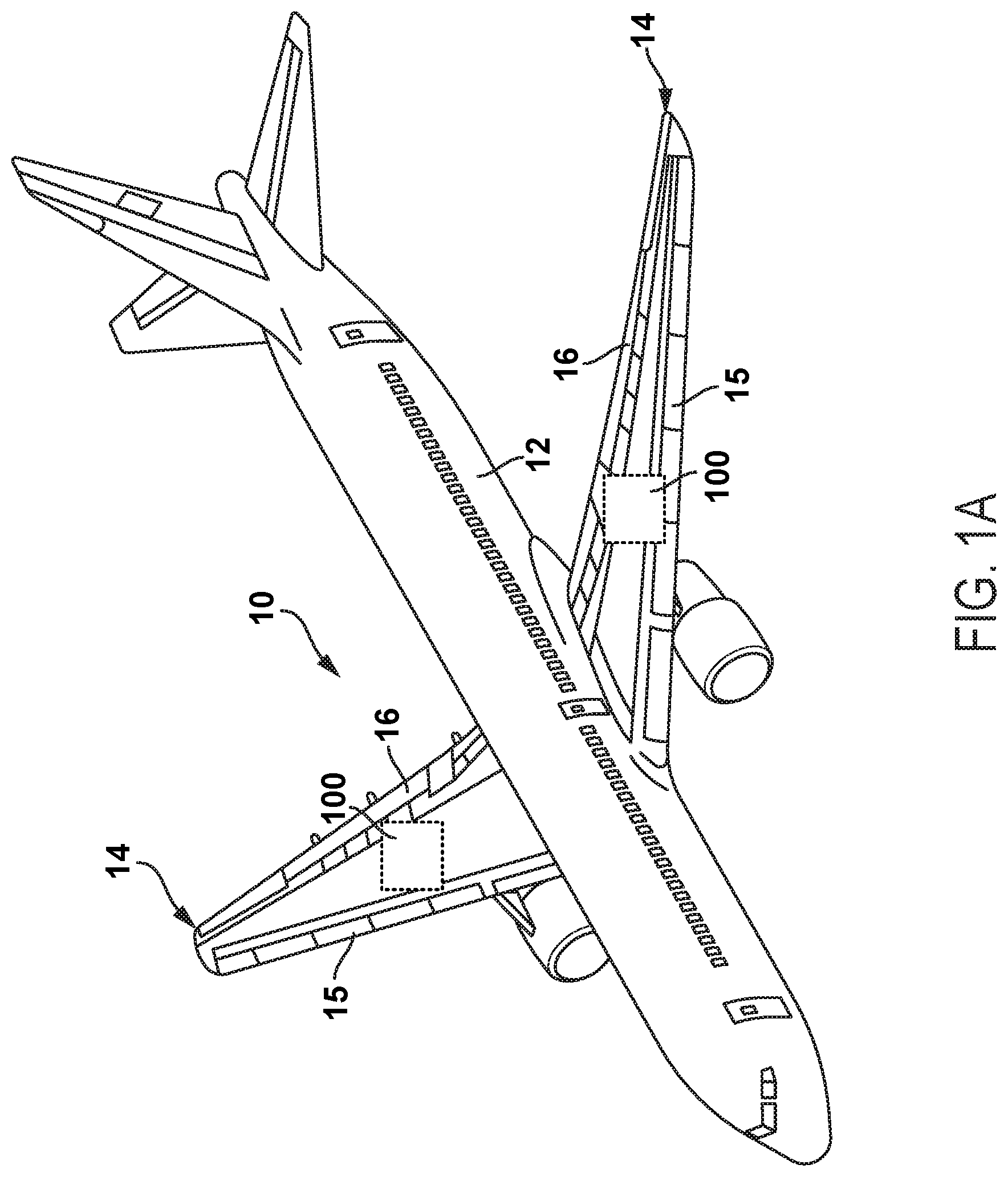 Patent US11780557 Figure 1 – System and method for forming a seal between structural components