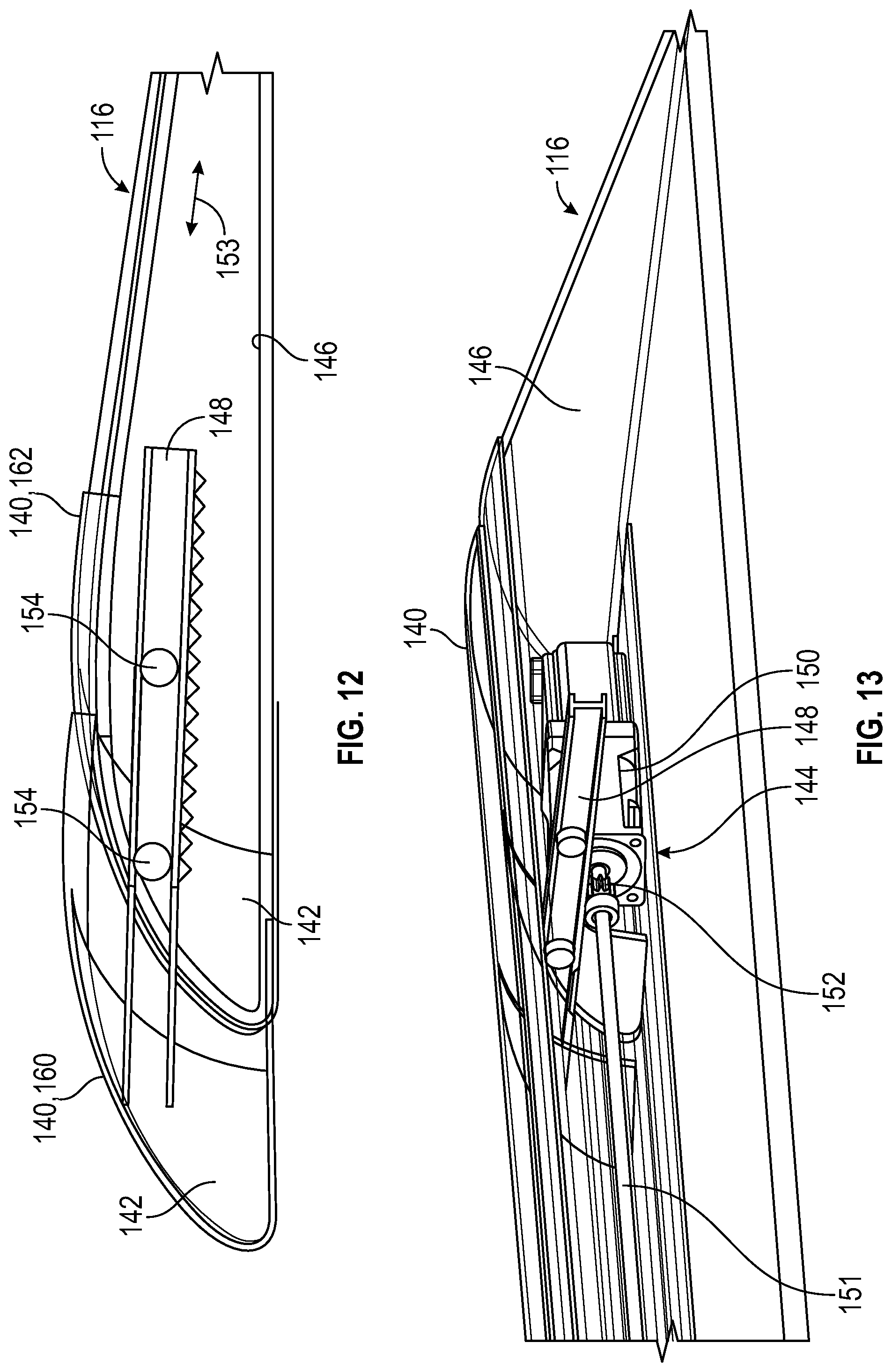 Patent US11780559 Figure 9 – Translating flight control surface for aircraft