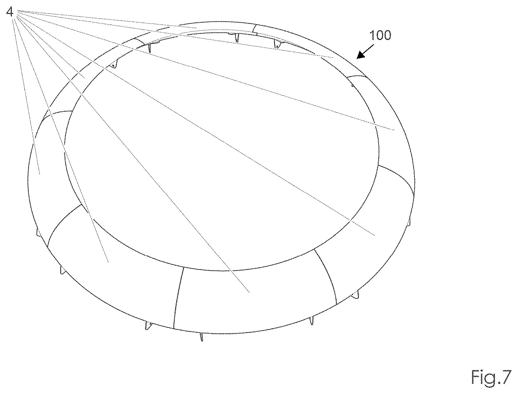 Patent US11780560 Figure 7 – Adaptive ducted fan propulsion system