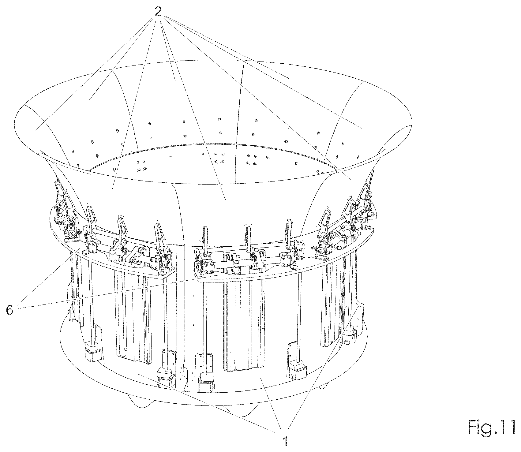 Patent US11780560 Figure 11 – Adaptive ducted fan propulsion system