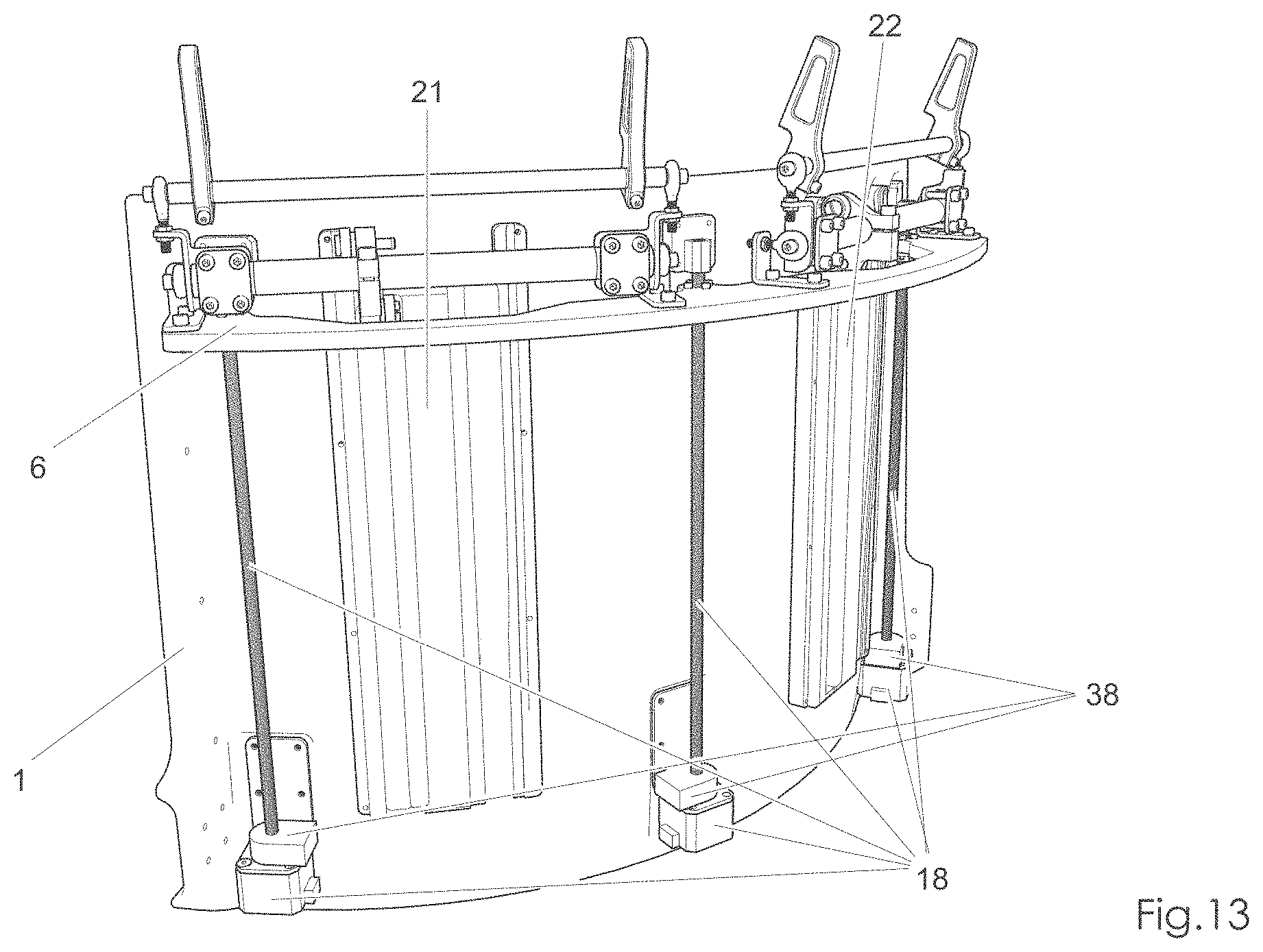 Patent US11780560 Figure 13 – Adaptive ducted fan propulsion system