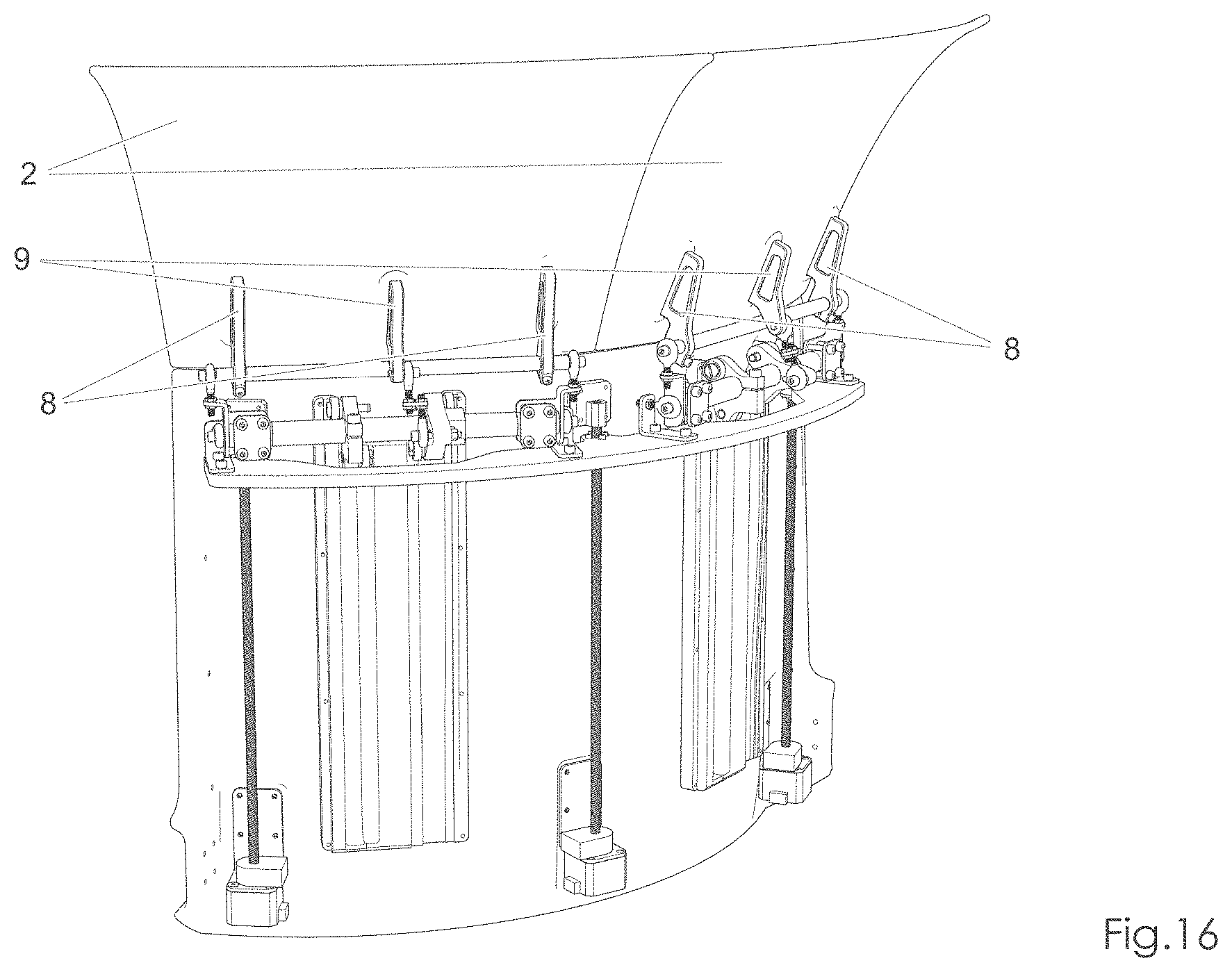 Patent US11780560 Figure 16 – Adaptive ducted fan propulsion system