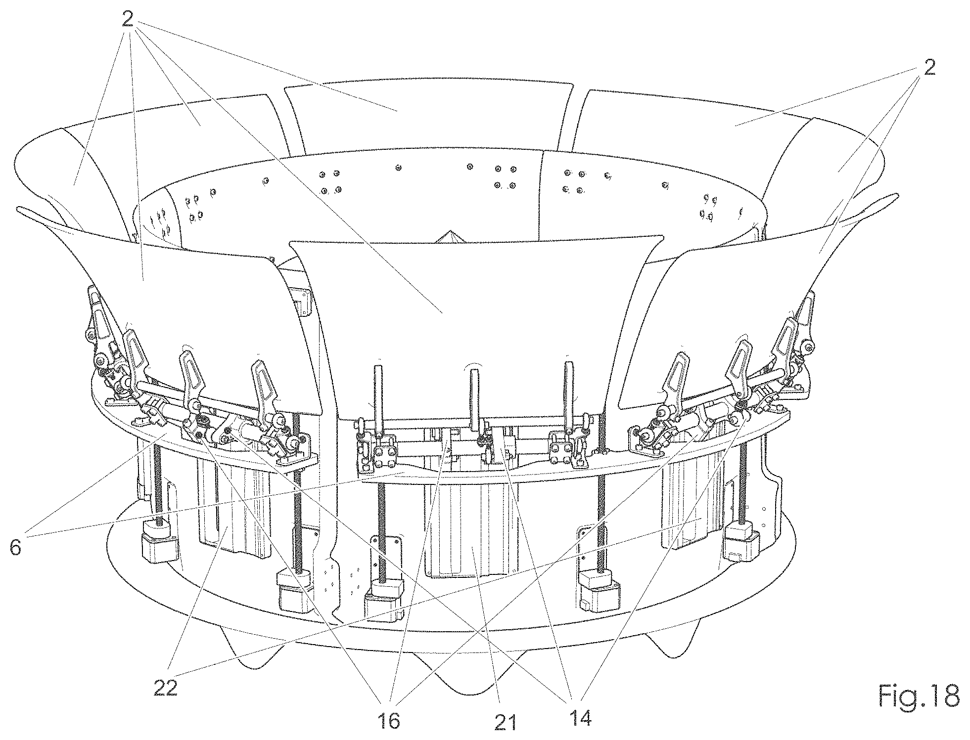 Patent US11780560 Figure 18 – Adaptive ducted fan propulsion system