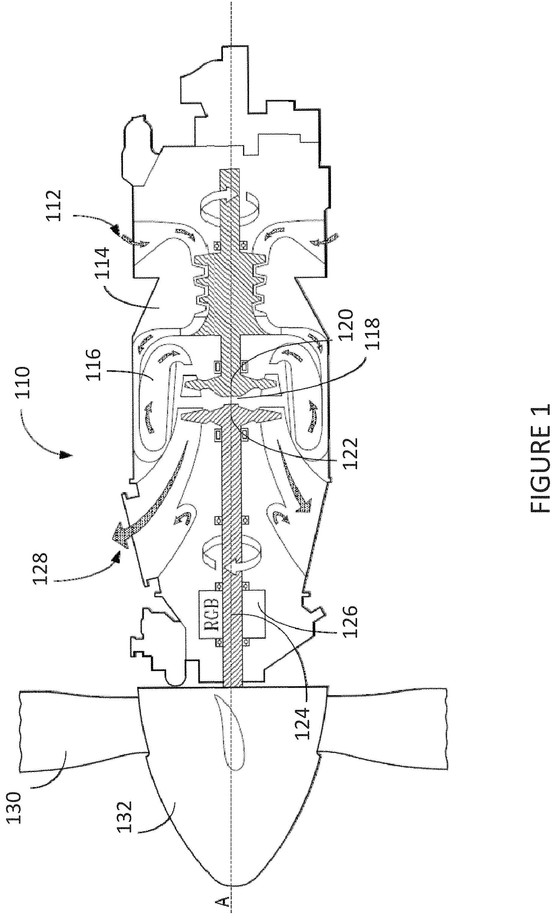 Patent US11780561 Figure 1 – Propeller blade angle feedback arrangement and method