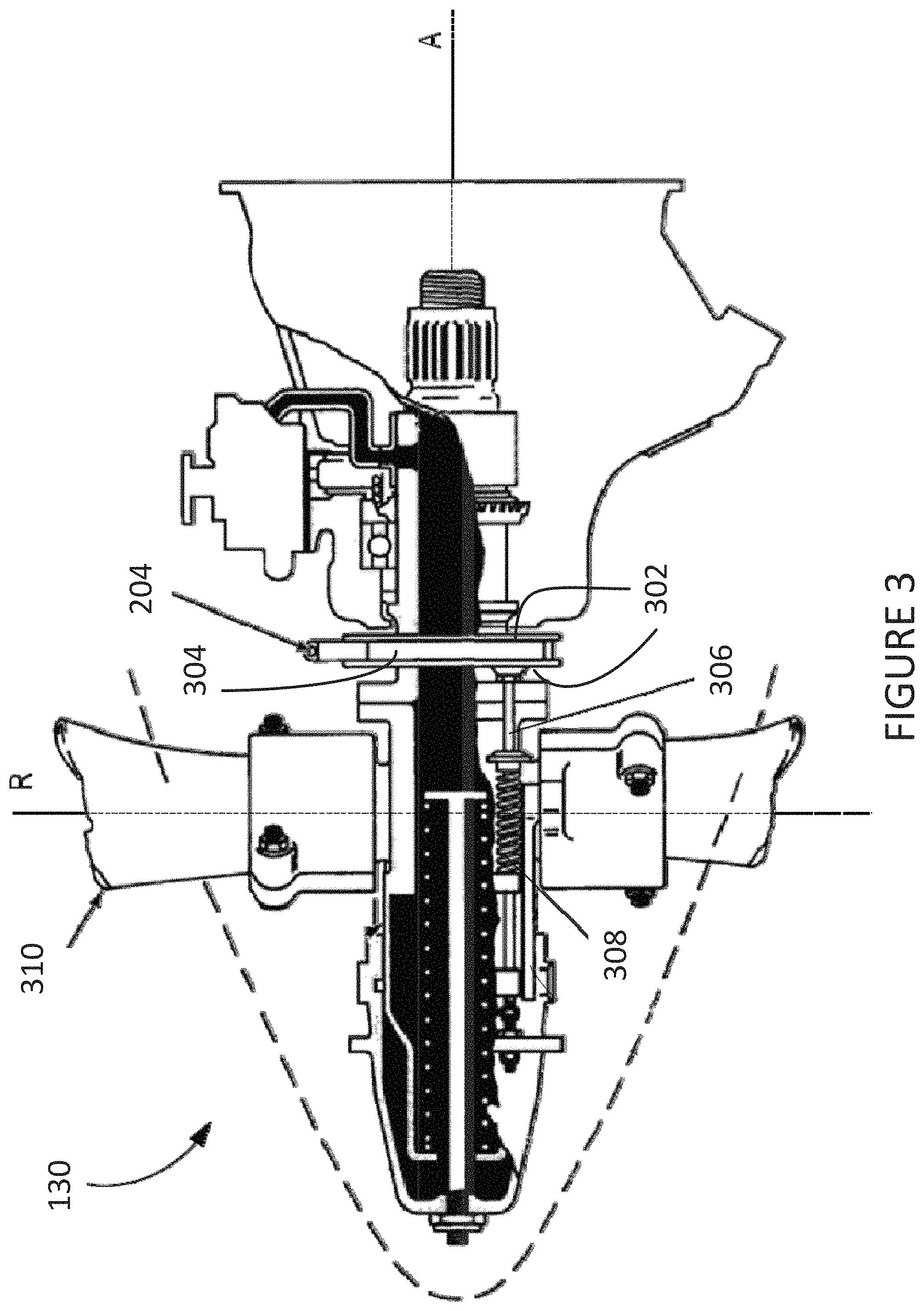 Patent US11780561 Figure 3 – Propeller blade angle feedback arrangement and method