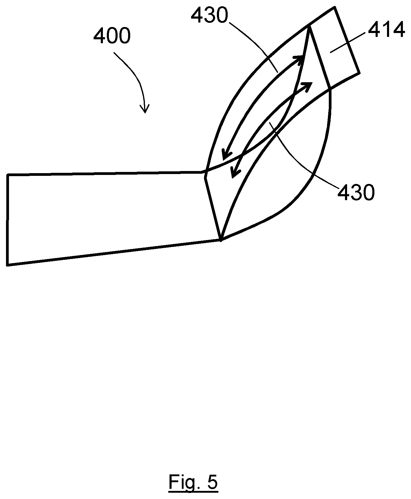 Patent US11780567 Figure 5 – Wingtip device for an aircraft