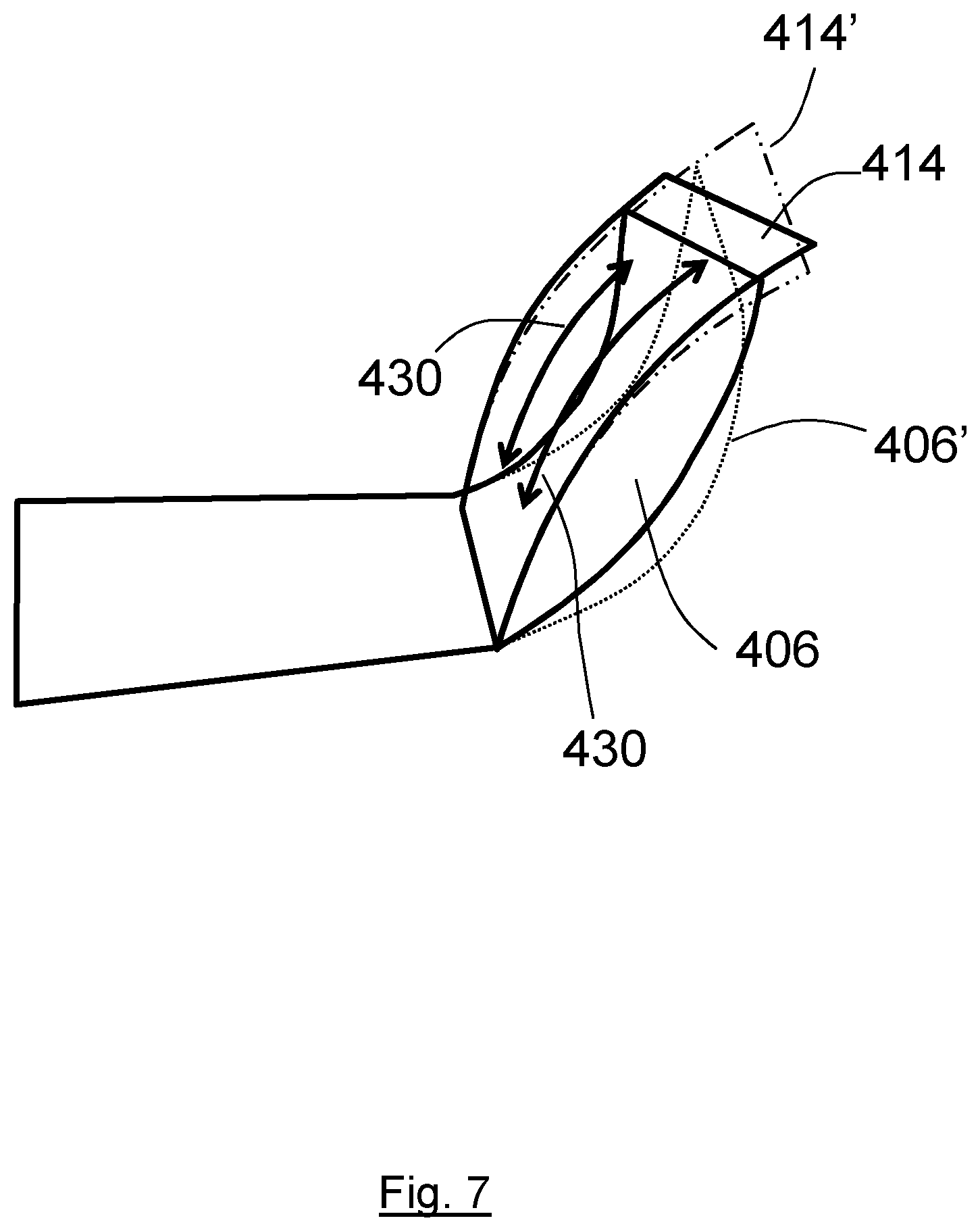 Patent US11780567 Figure 7 – Wingtip device for an aircraft
