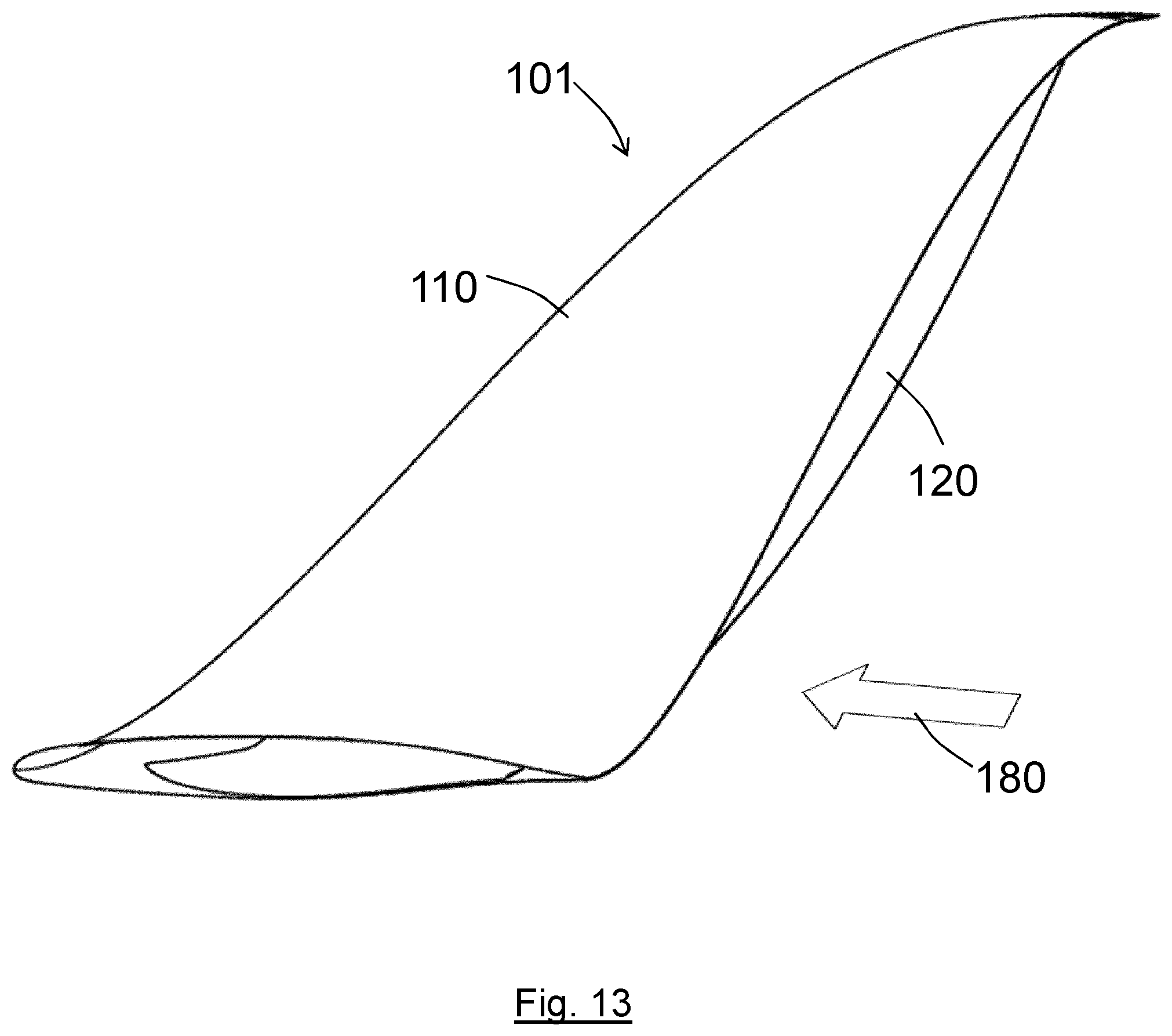 Patent US11780567 Figure 13 – Wingtip device for an aircraft
