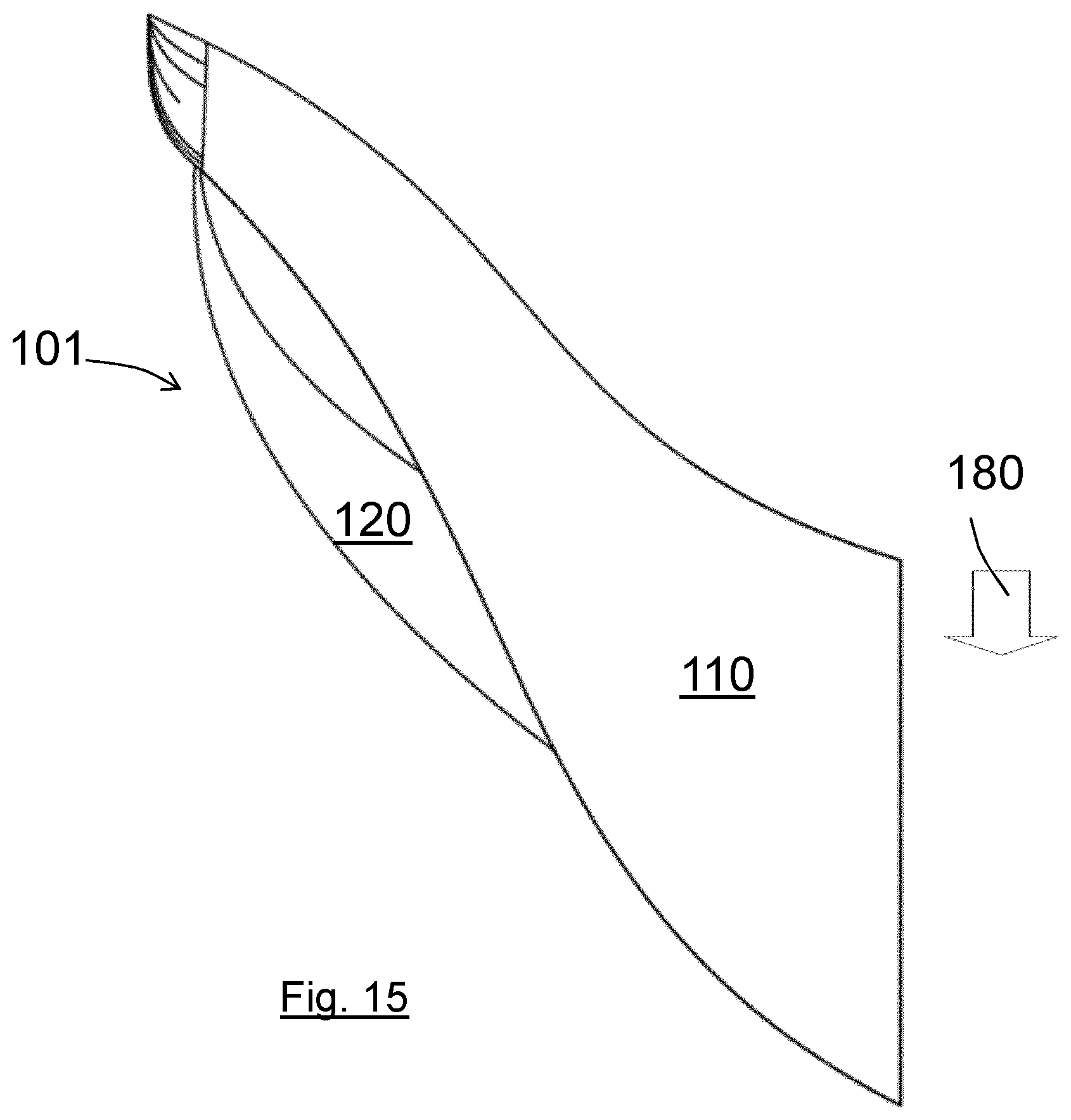 Patent US11780567 Figure 15 – Wingtip device for an aircraft