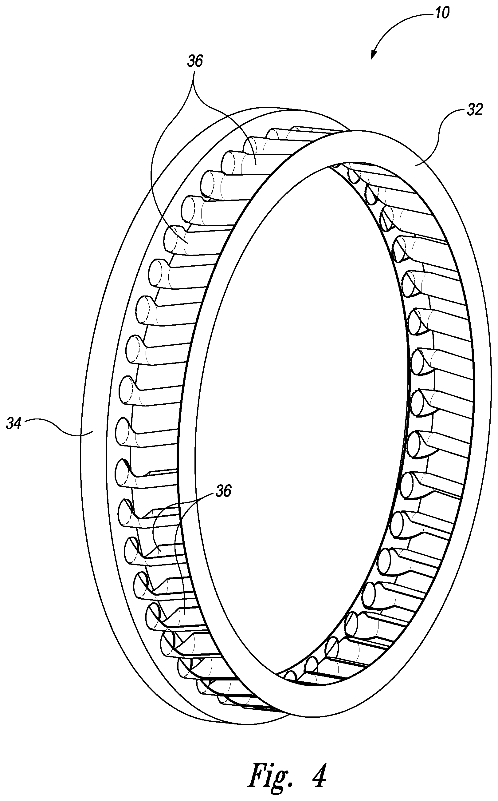 Patent US11780568 Figure 4 – Airplane wheel prerotation/landing brake cooling device