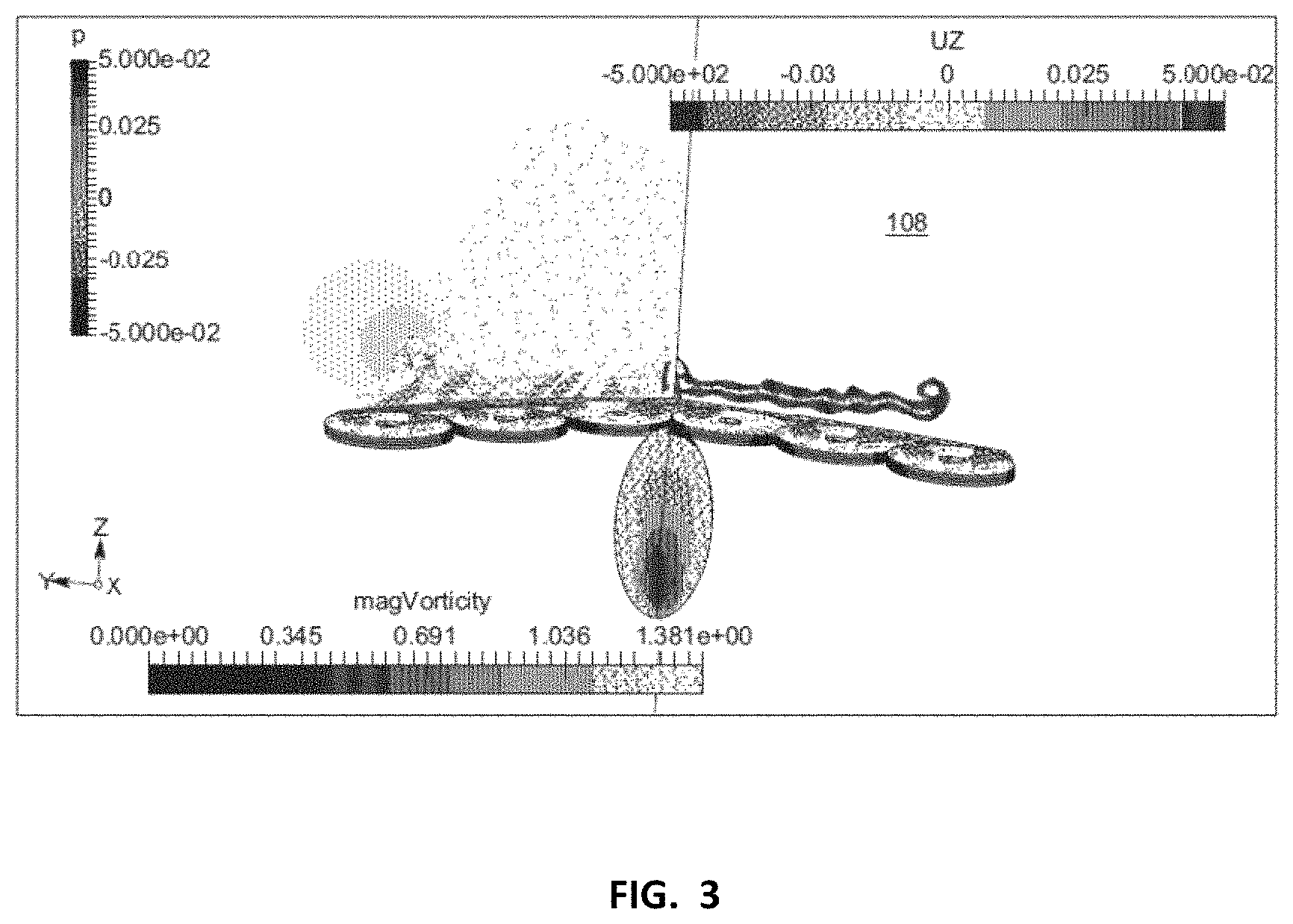 Patent US11780572 Figure 6 – VTOL aircraft using fixed forward canted rotors to simulate rigid wing dynamics