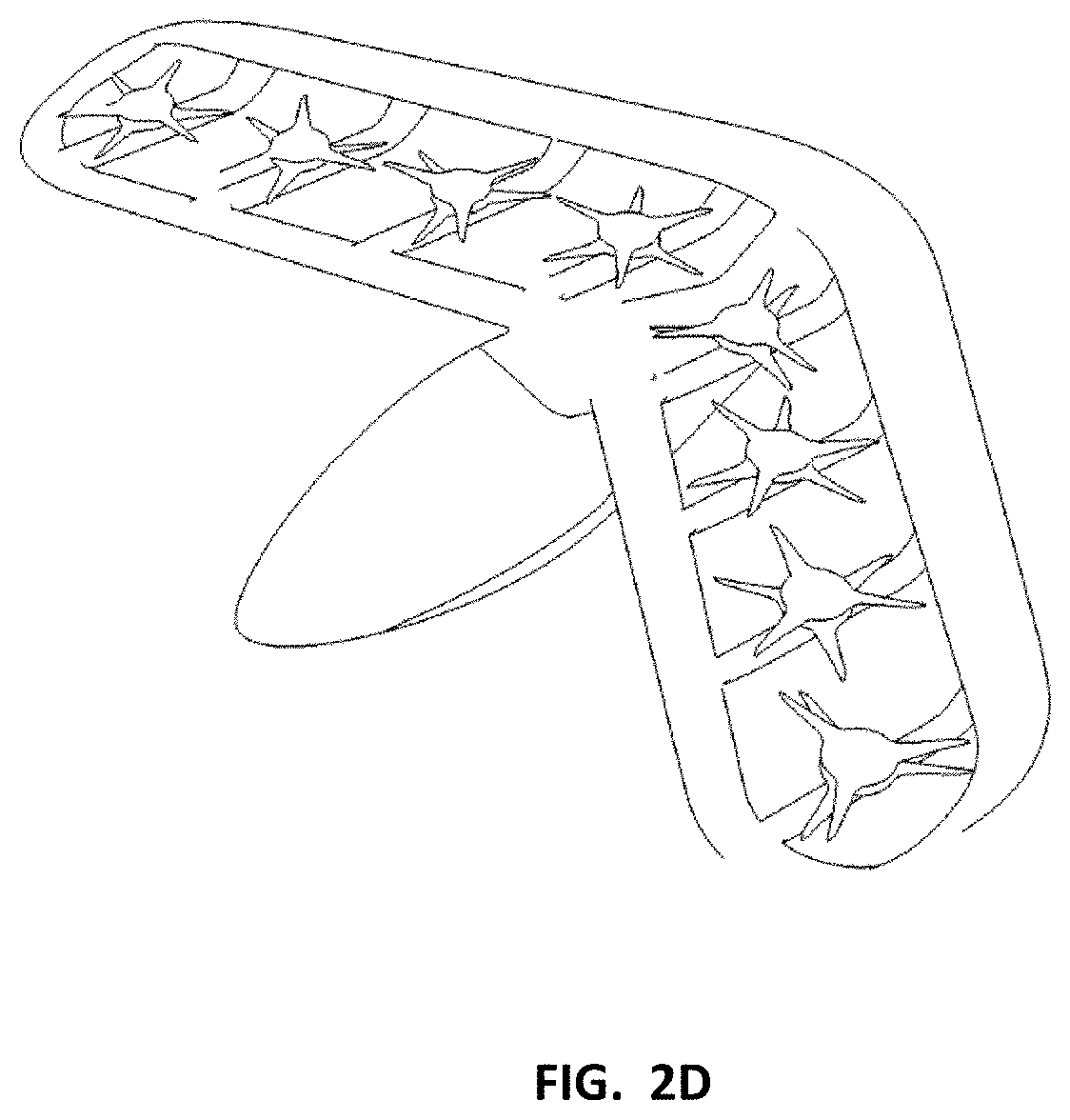 Patent US11780573 Figure 5 – VTOL aircraft using rotors to simulate rigid wing dynamics