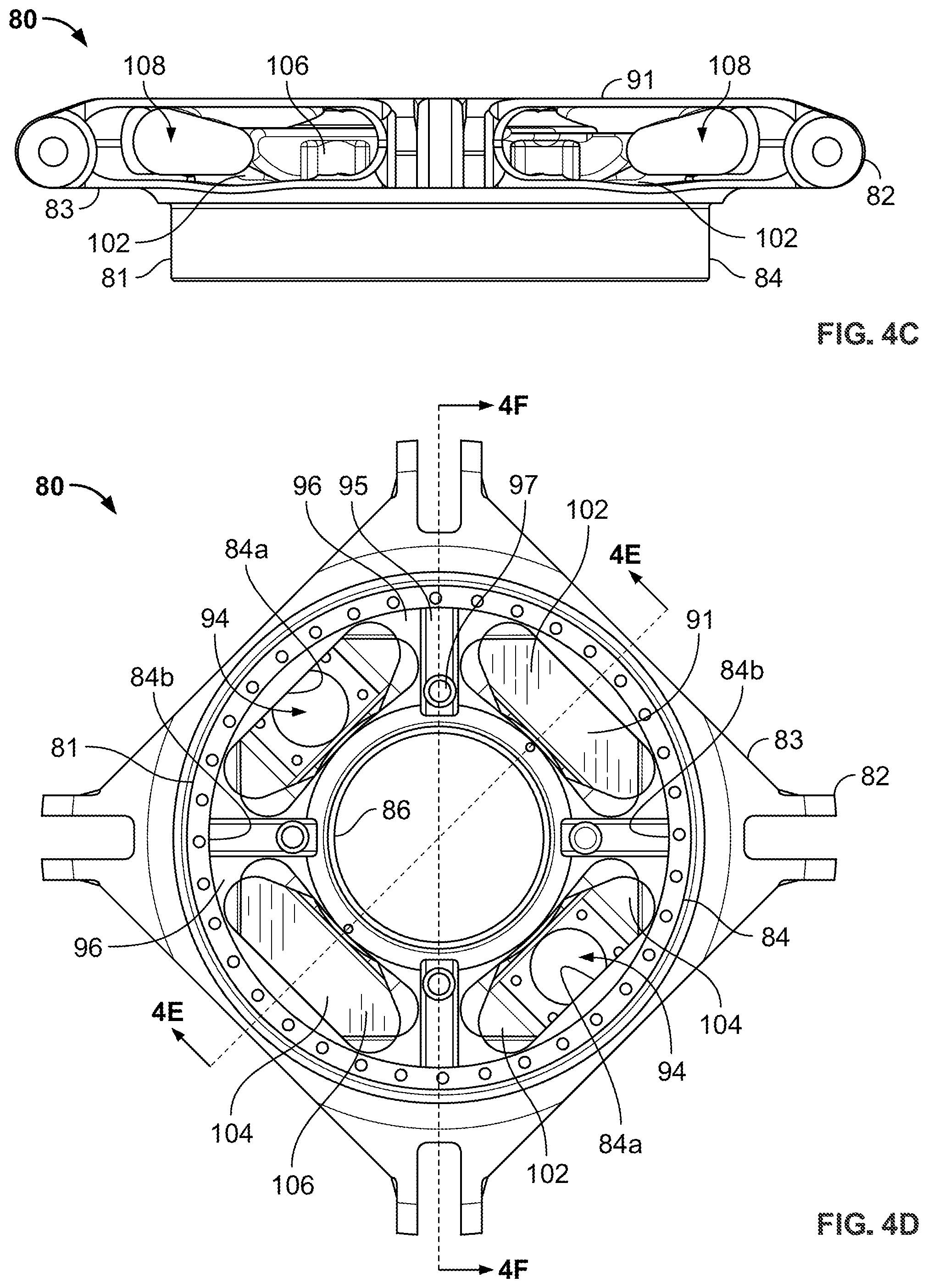 Patent US11780574 Figure 8 – Swashplate assembly for a rotor system