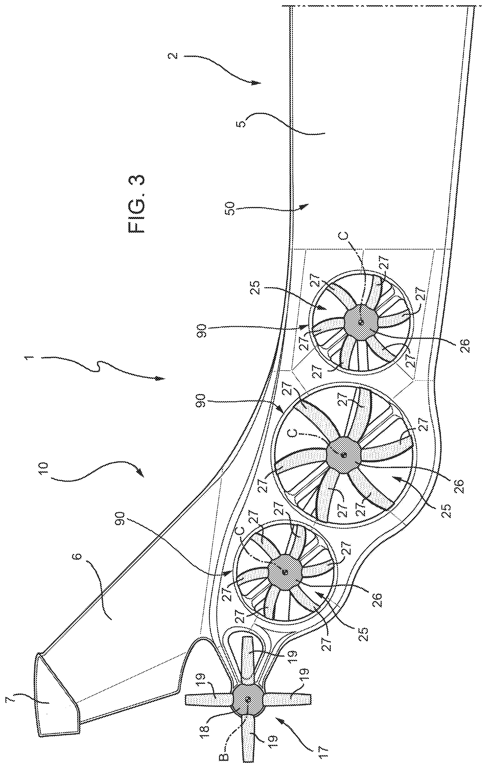 Patent US11780575 Figure 3 – Helicopter with an anti-torque system