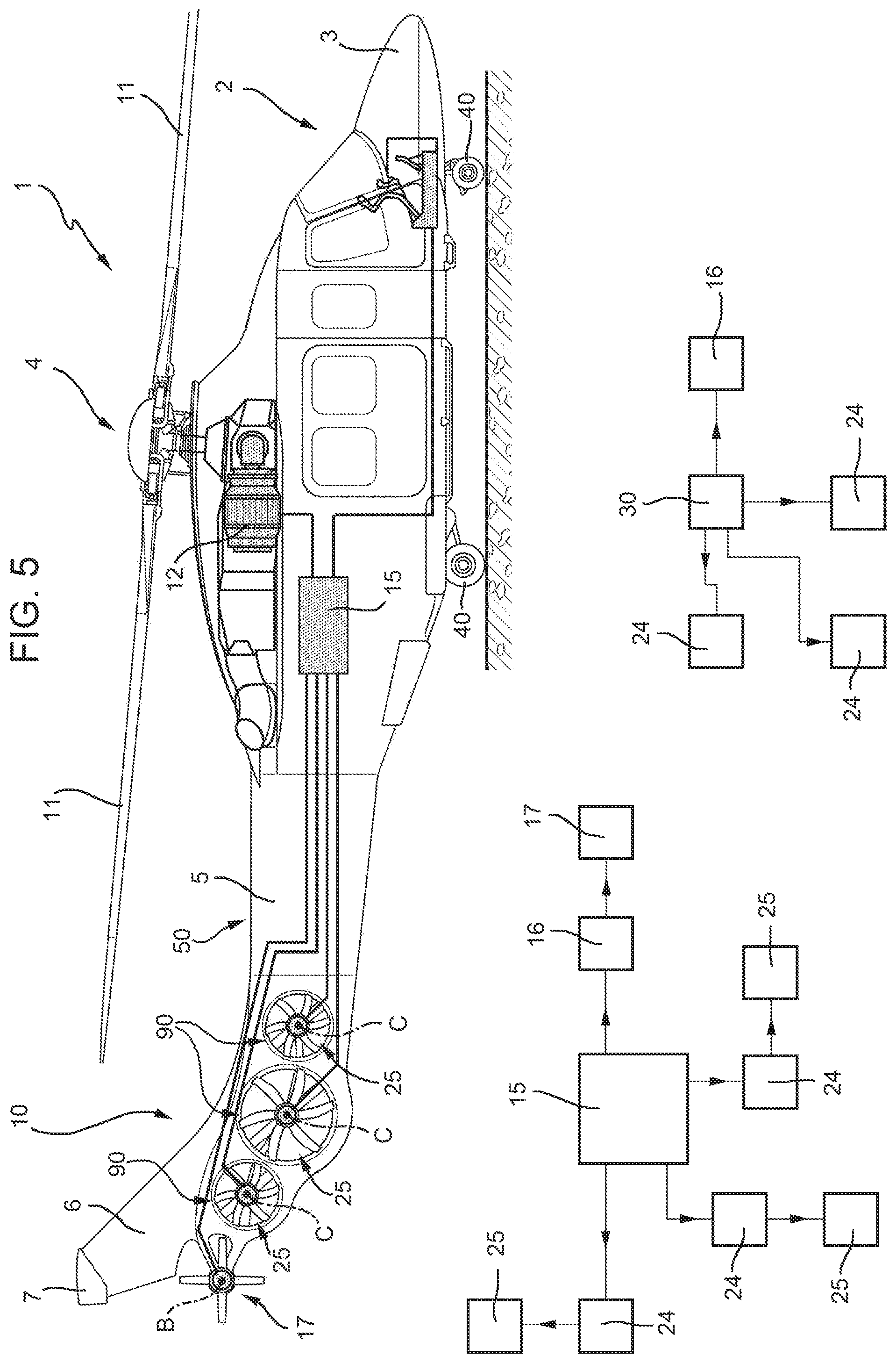 Patent US11780575 Figure 5 – Helicopter with an anti-torque system