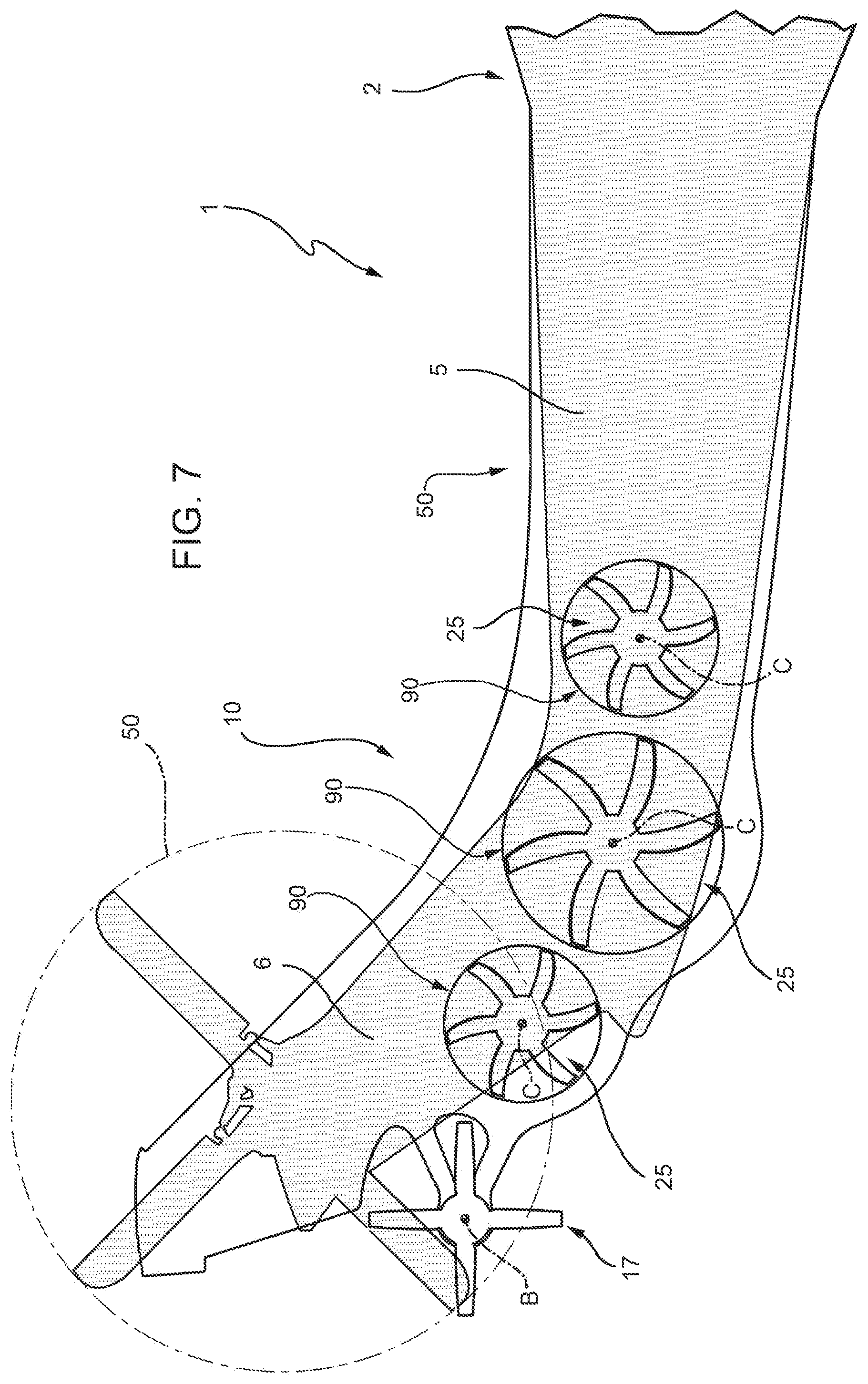 Patent US11780575 Figure 6 – Helicopter with an anti-torque system