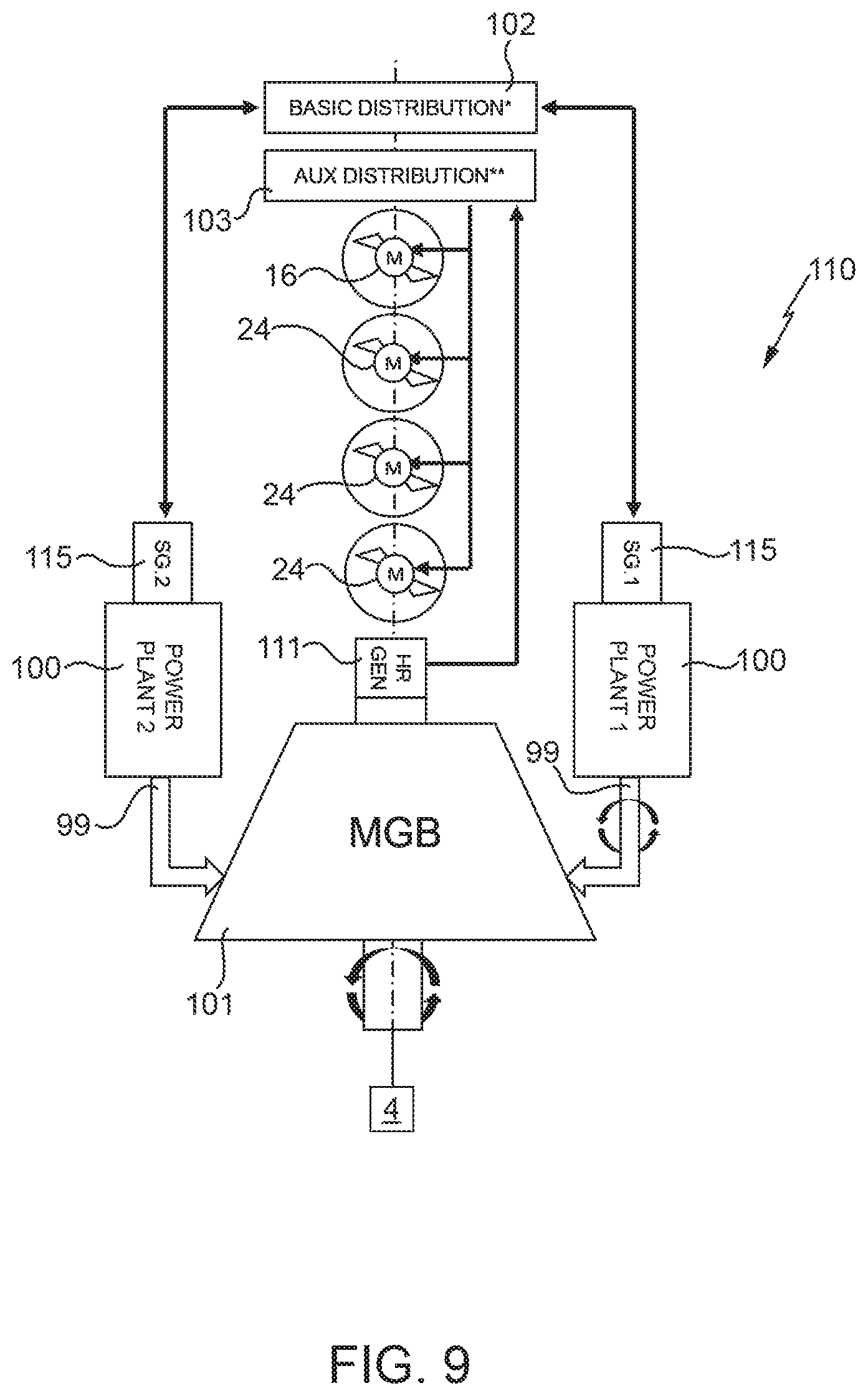 Patent US11780575 Figure 8 – Helicopter with an anti-torque system