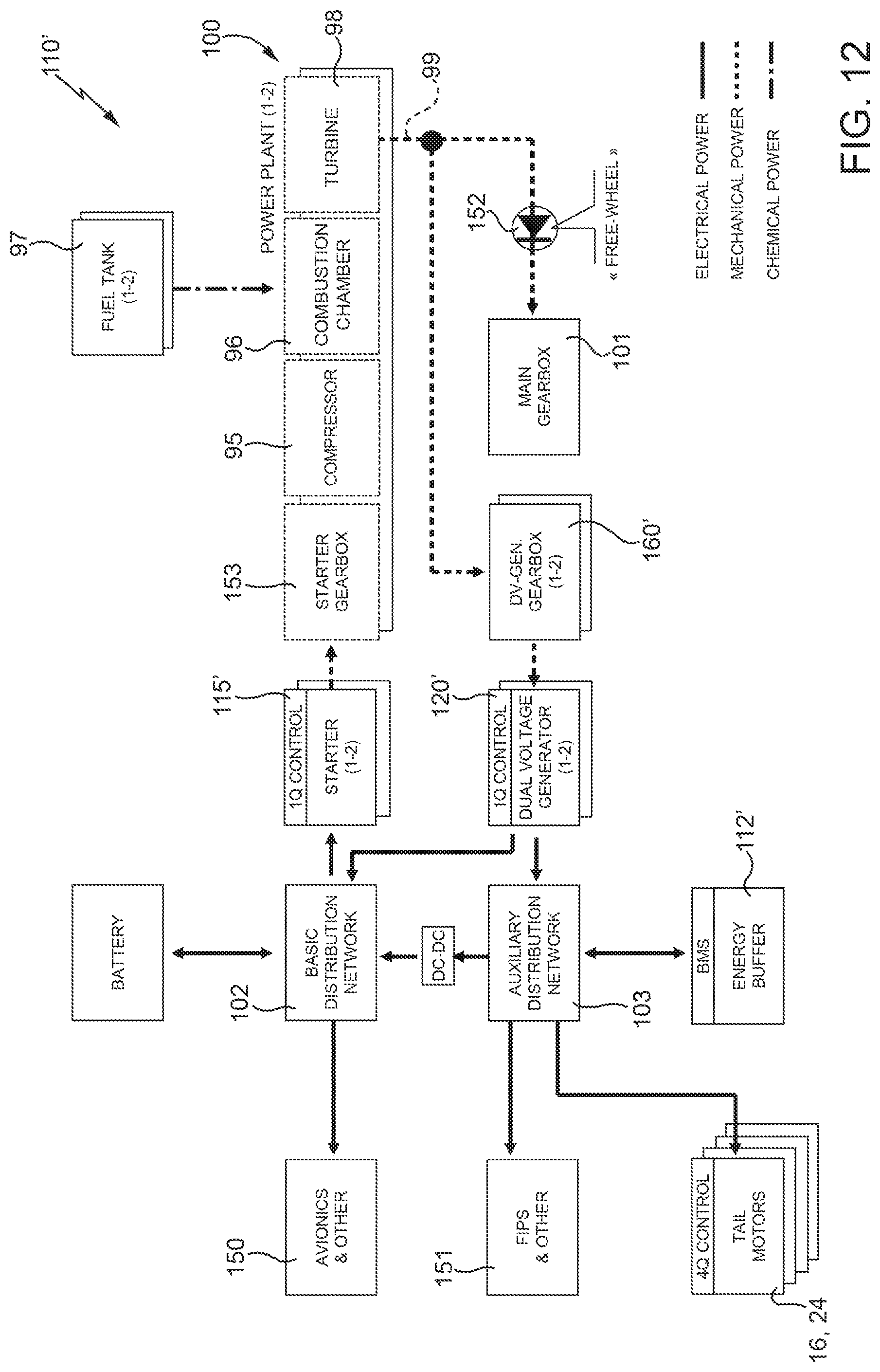 Patent US11780575 Figure 11 – Helicopter with an anti-torque system