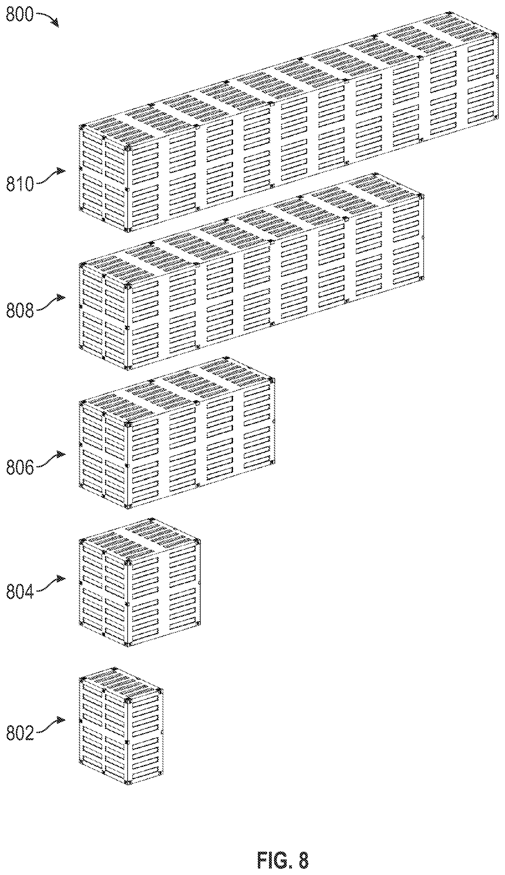 Patent US11780582 Figure 9 – Modular container transport systems