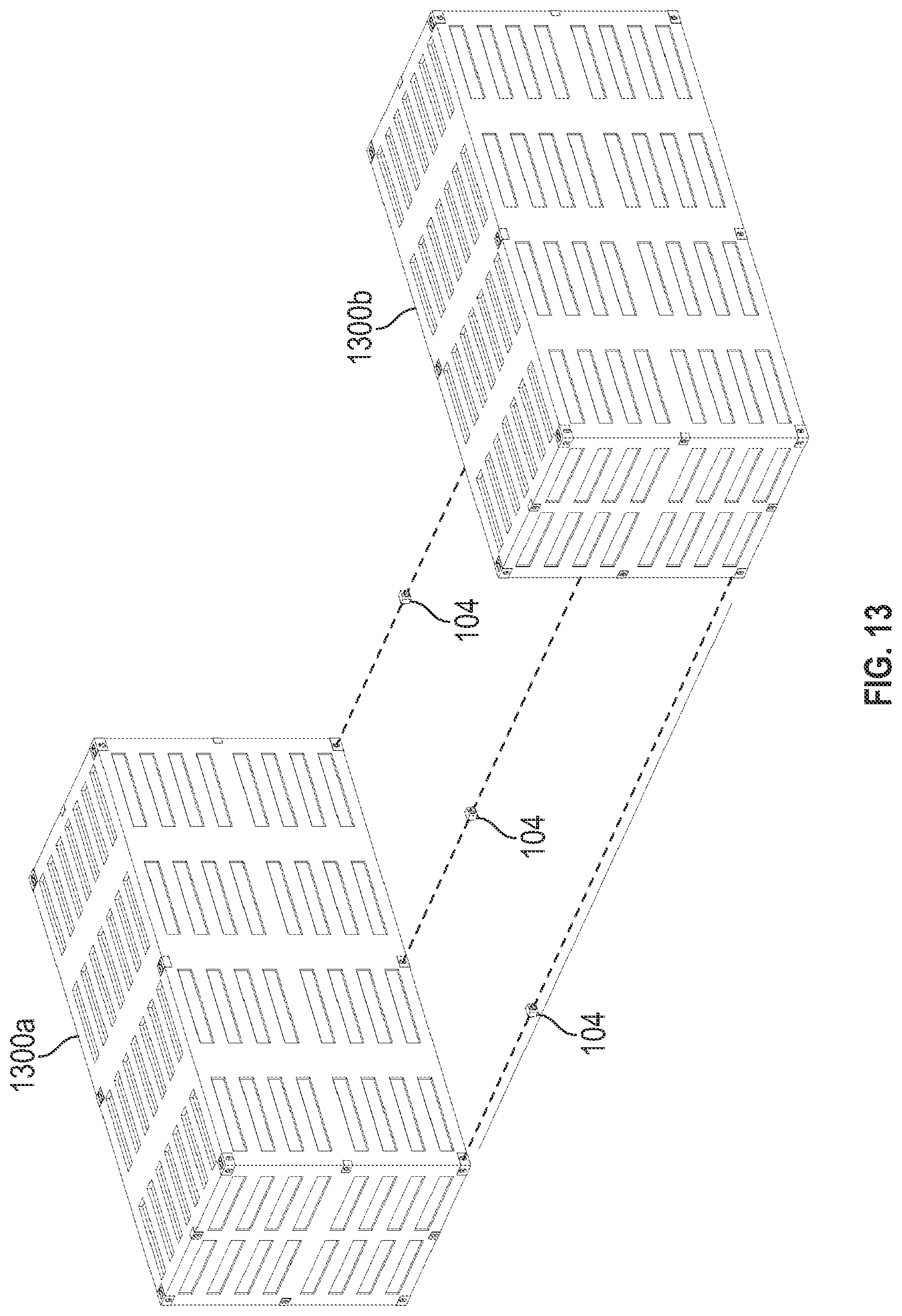 Patent US11780582 Figure 14 – Modular container transport systems