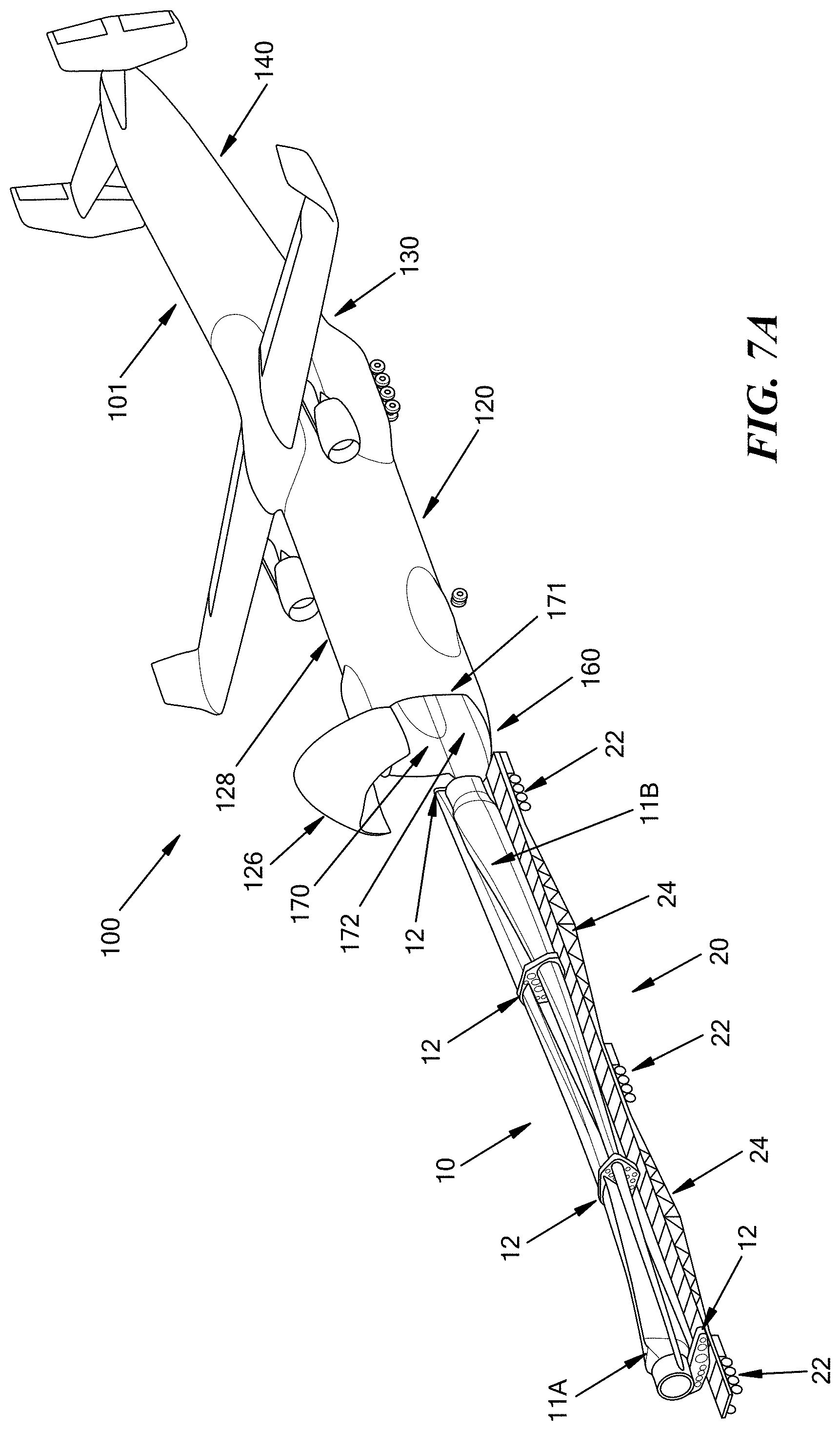Patent US11780583 Figure 16 – Systems and methods for assembling large cargo and loading it onto a cargo aircraft