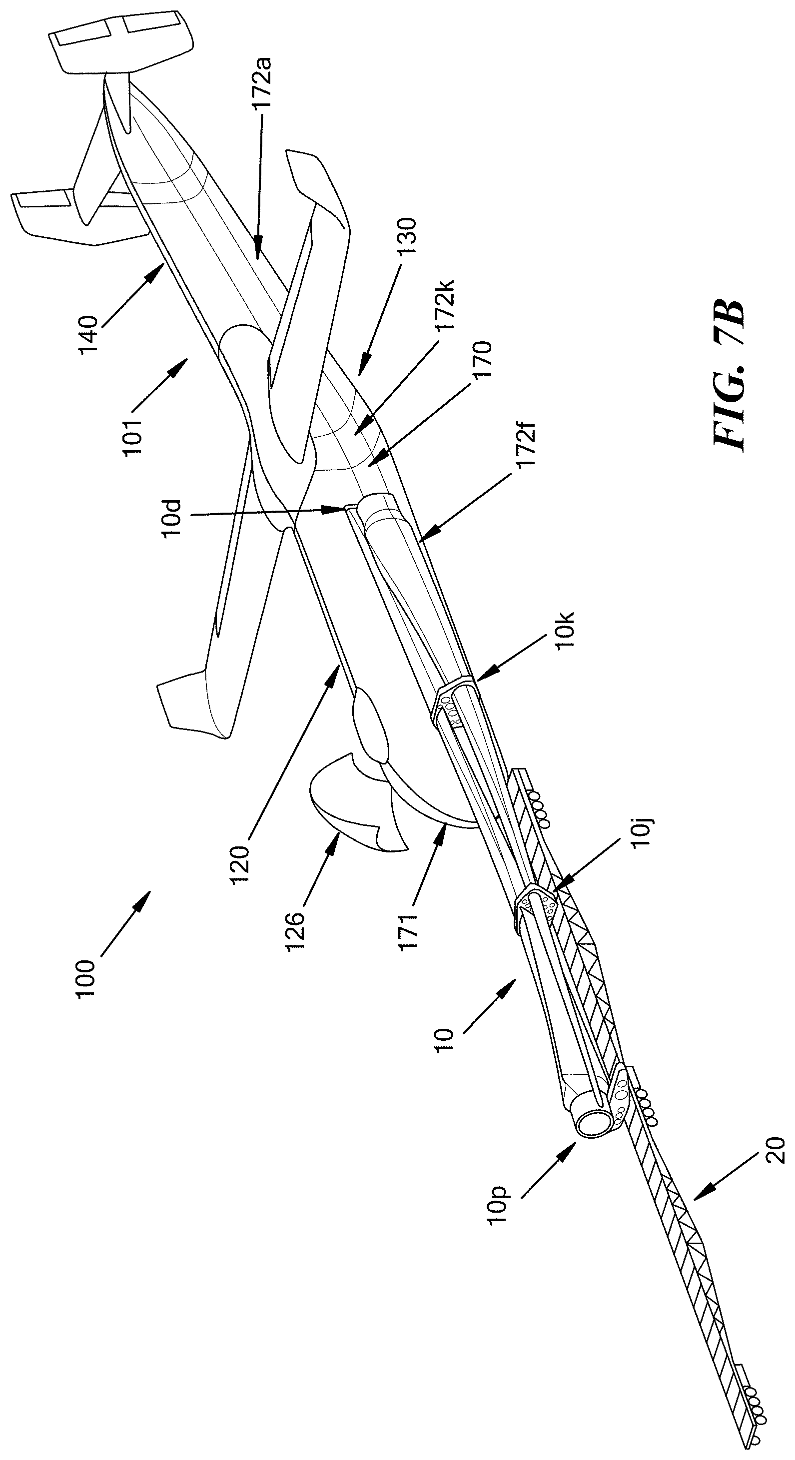 Patent US11780583 Figure 17 – Systems and methods for assembling large cargo and loading it onto a cargo aircraft