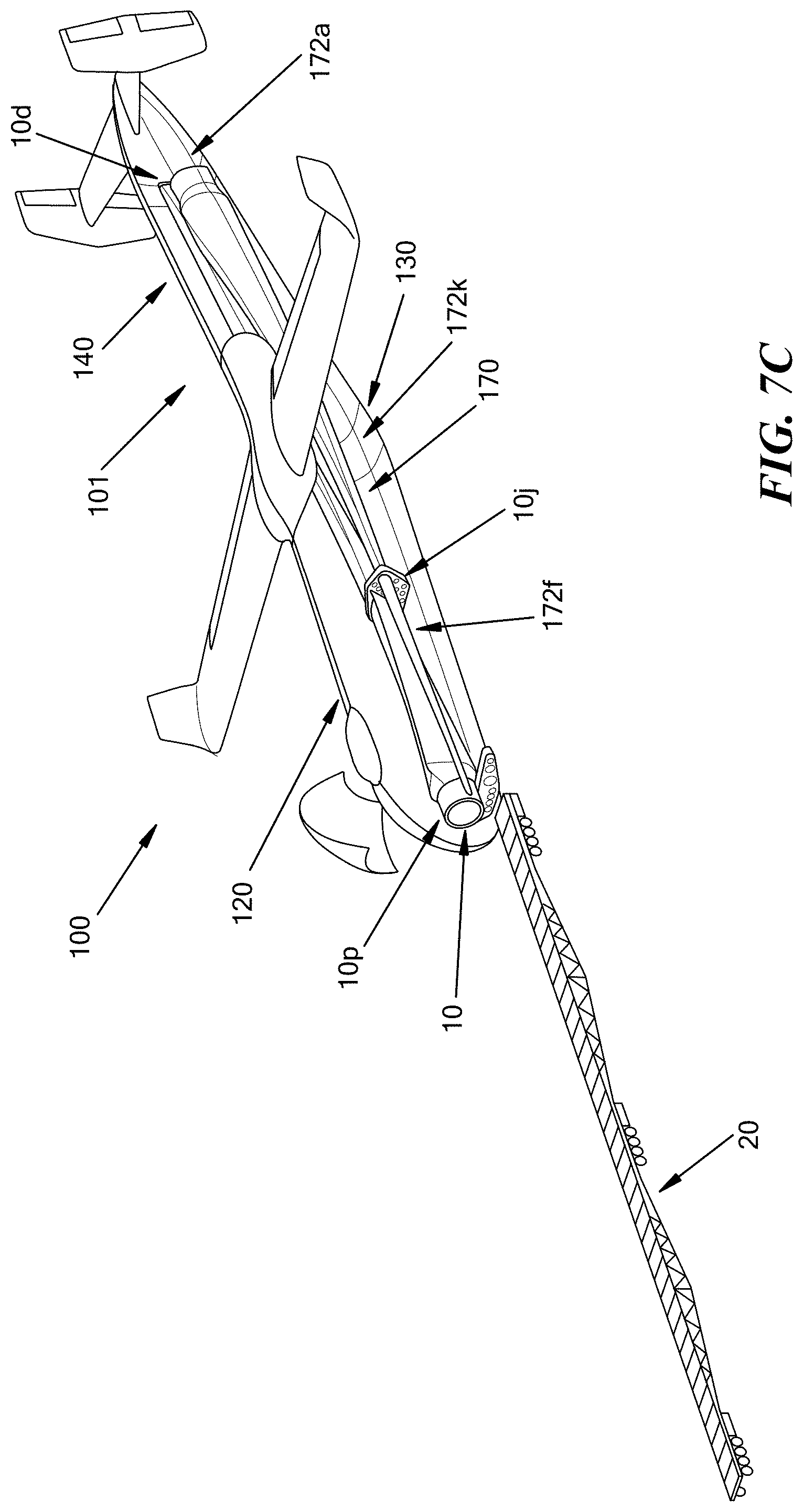 Patent US11780583 Figure 18 – Systems and methods for assembling large cargo and loading it onto a cargo aircraft