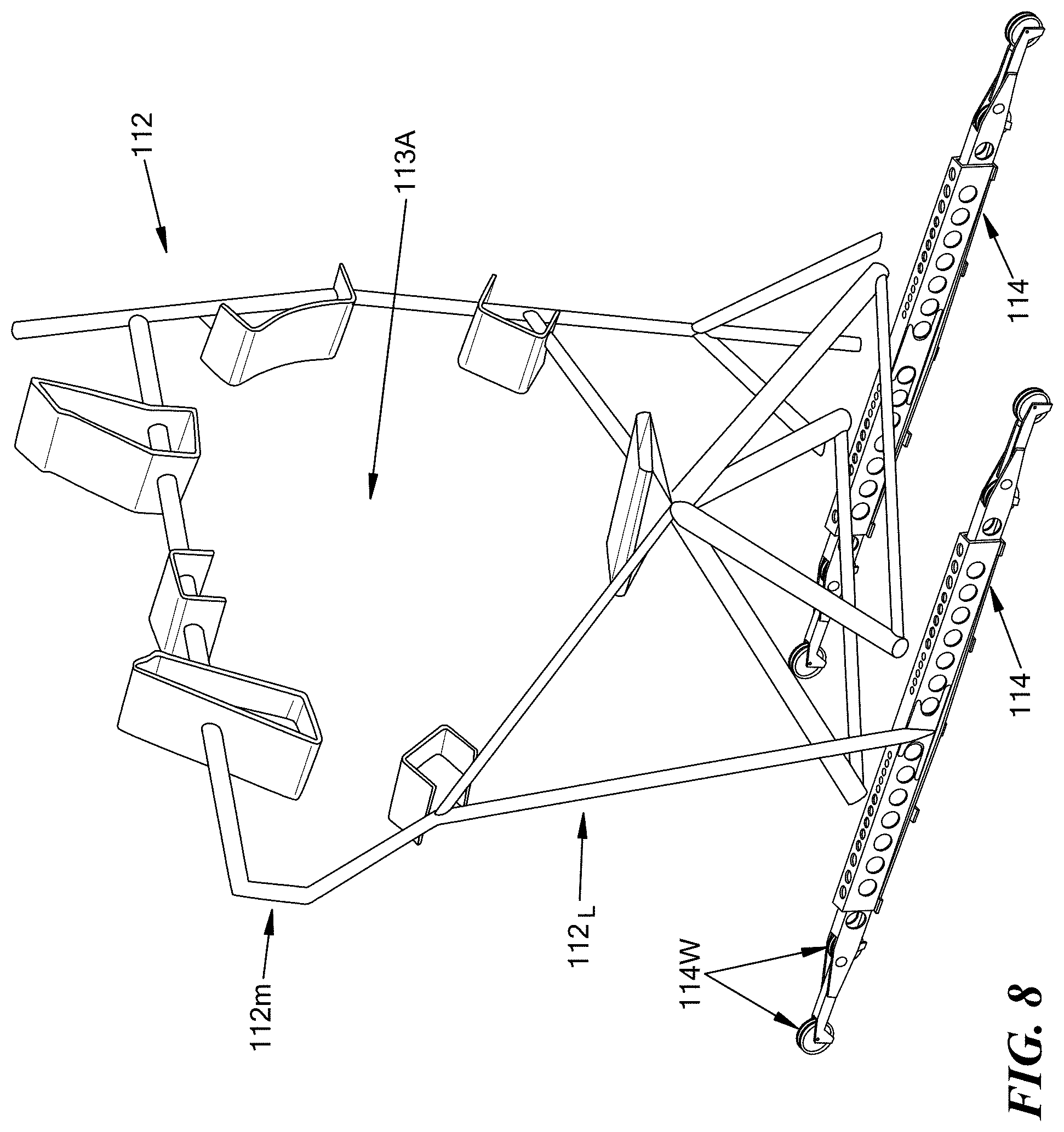 Patent US11780583 Figure 19 – Systems and methods for assembling large cargo and loading it onto a cargo aircraft