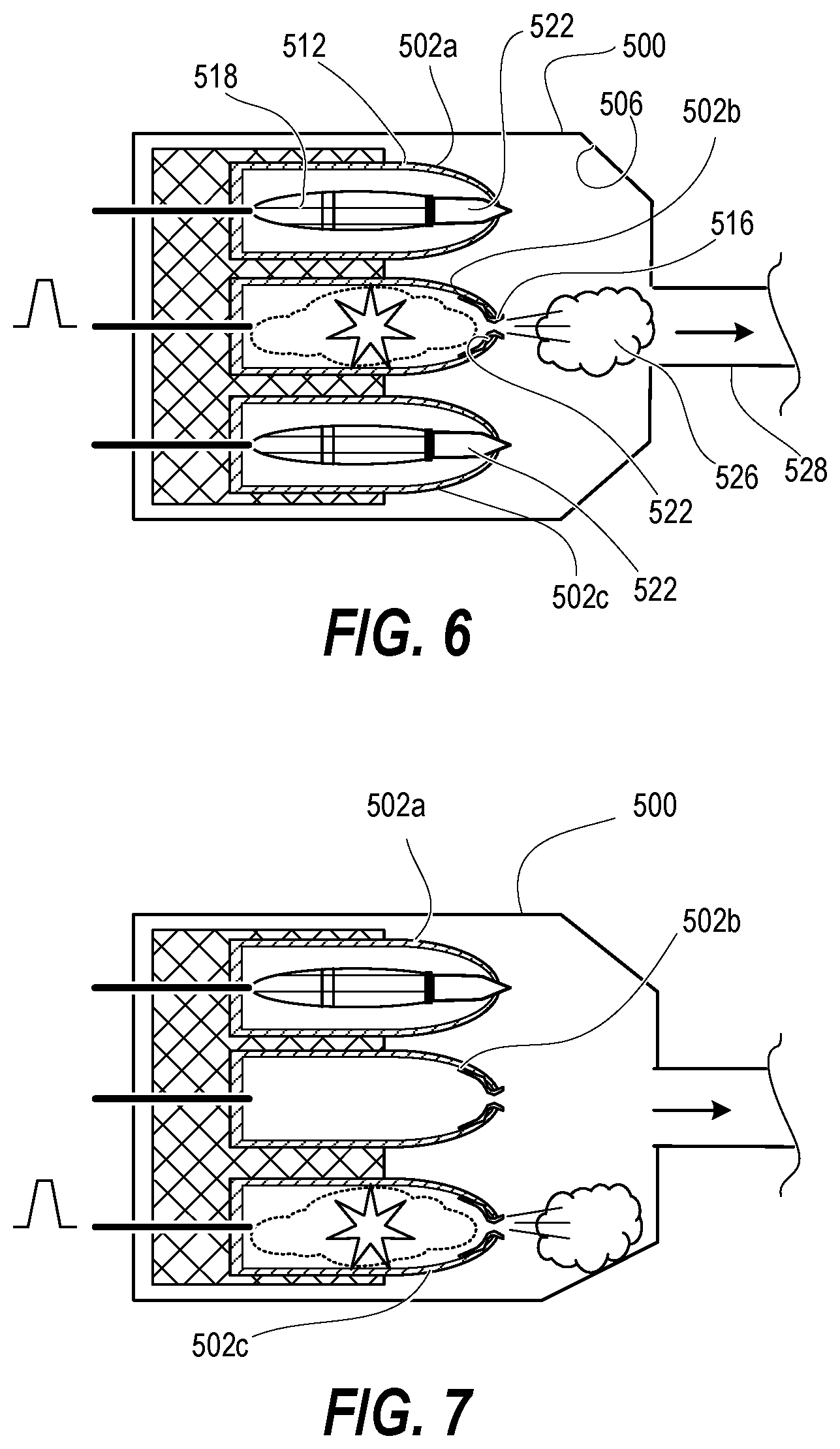 Patent US11780586 Figure 5 – Adaptive force vehicle airbag system