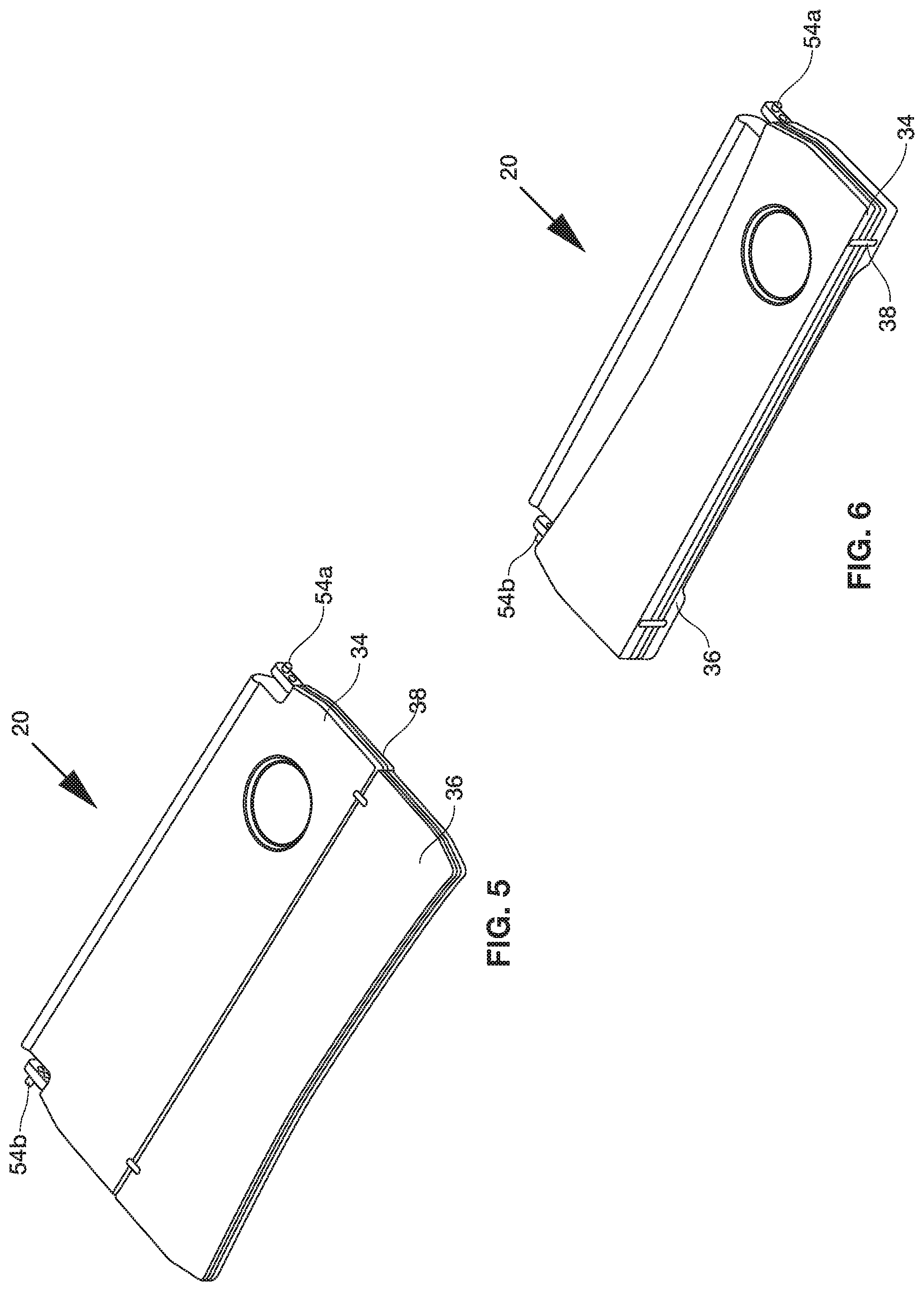 Patent US11780587 Figure 5 – Food tray for passenger seat