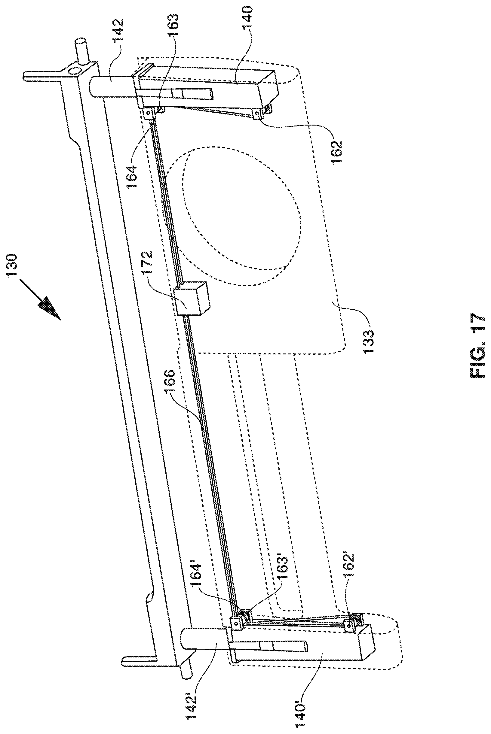 Patent US11780587 Figure 15 – Food tray for passenger seat