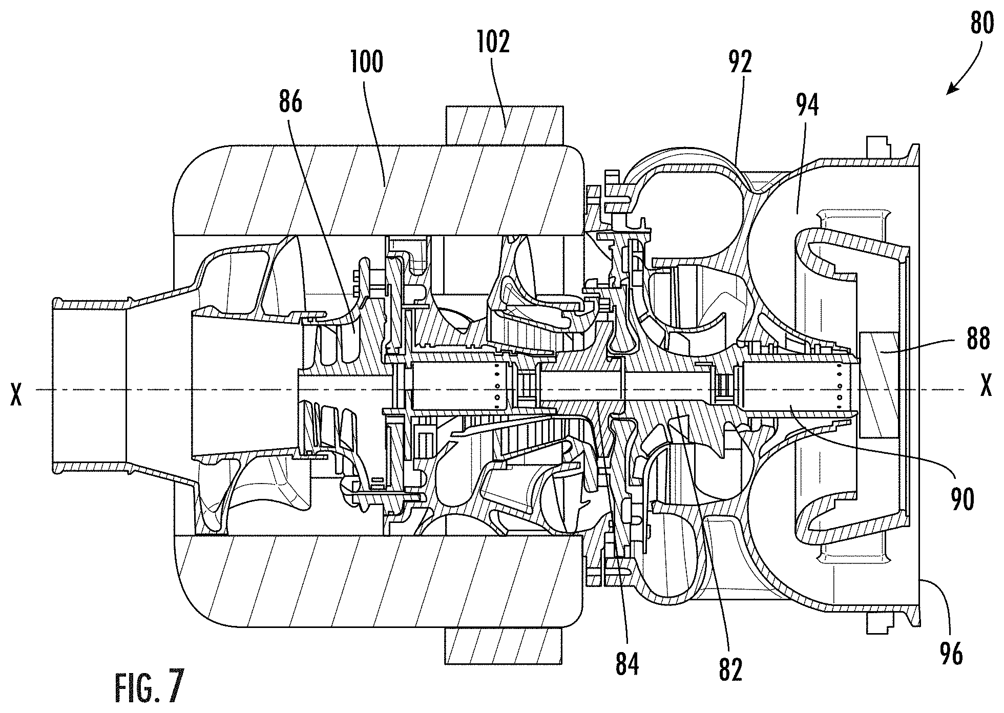Patent US11780592 Figure 7 – Environmental control system pack