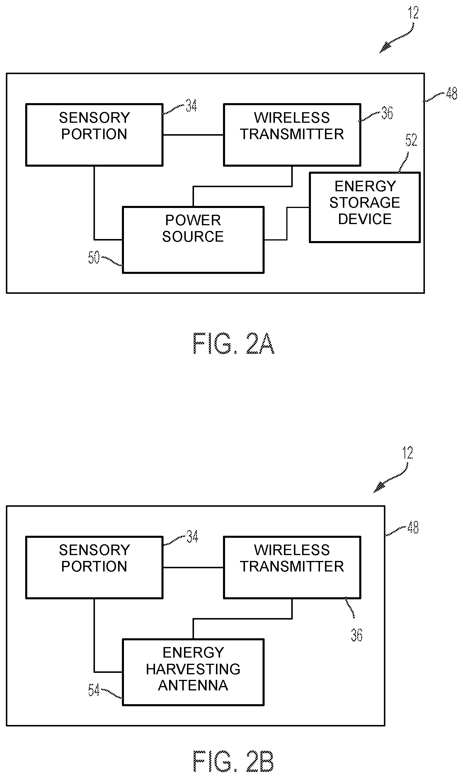 Patent US11780594 Figure 3 – Transparency including a wireless sensor
