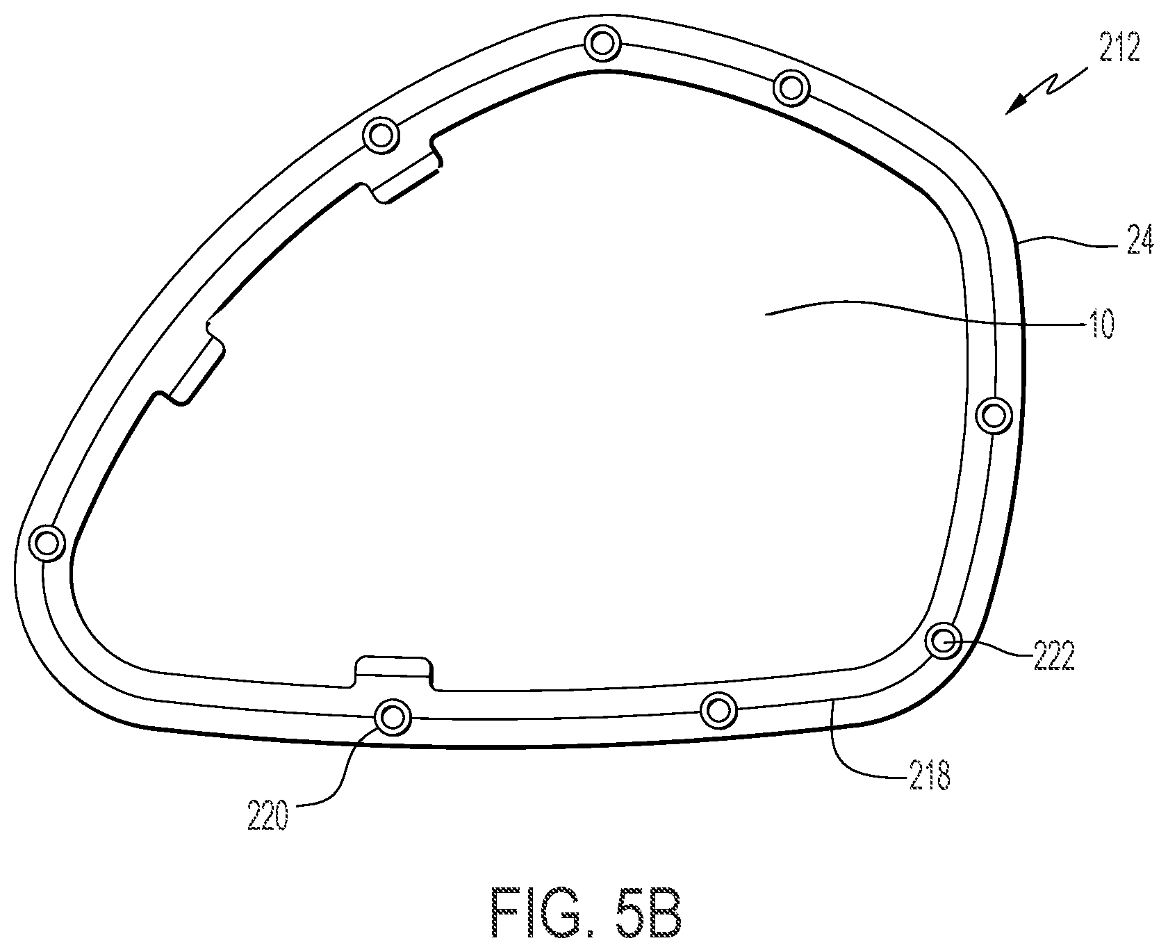 Patent US11780594 Figure 7 – Transparency including a wireless sensor