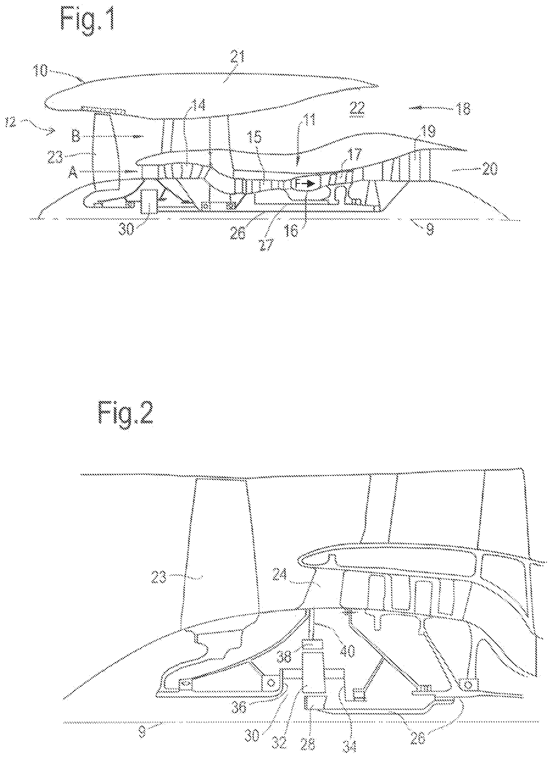 Patent US11780597 Figure 1 – Aircraft propulsion