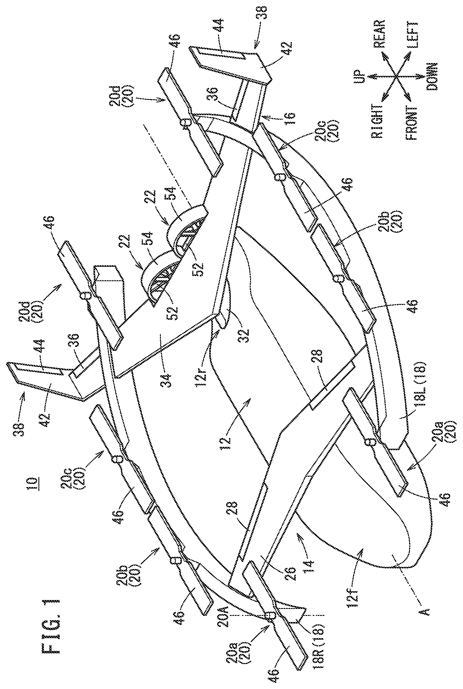 Patent US11780598 Figure 1 – Aircraft