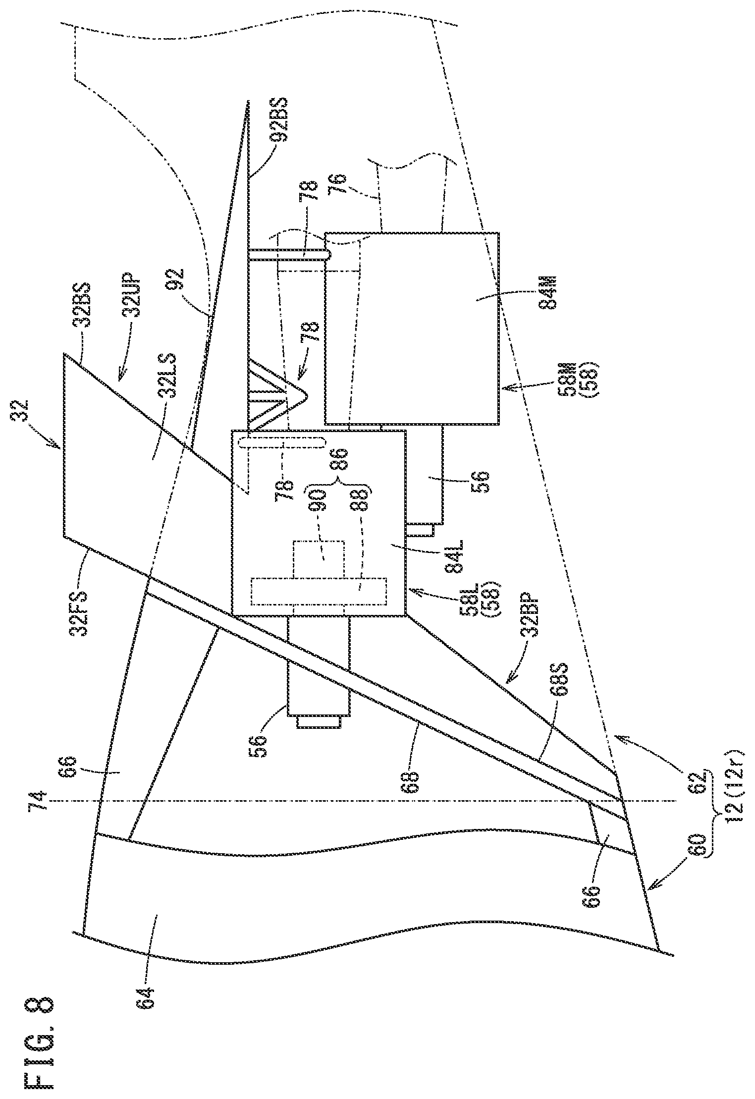 Patent US11780598 Figure 8 – Aircraft