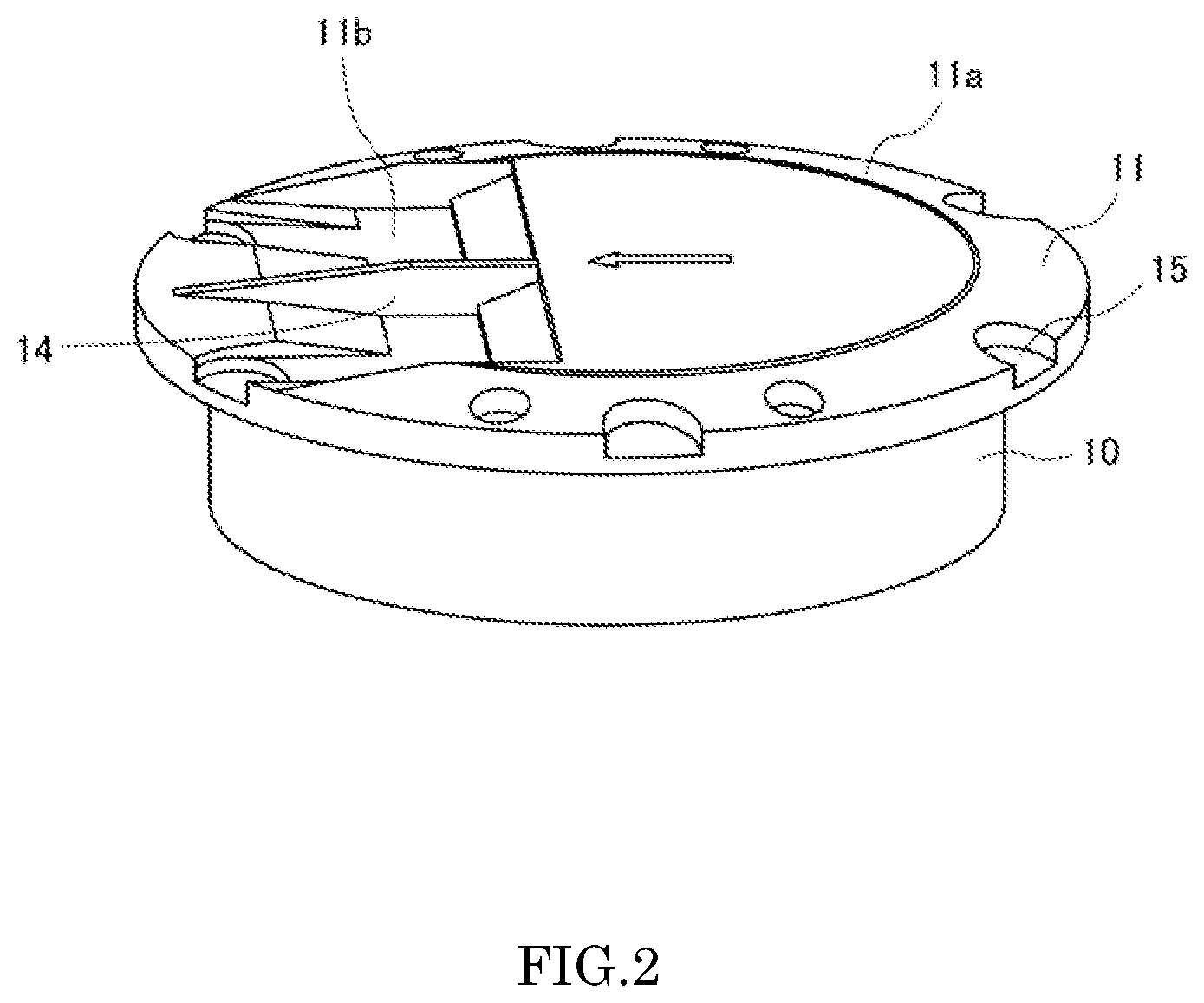 Patent US11780605 Figure 2 – Runway-embedded flash lighting device