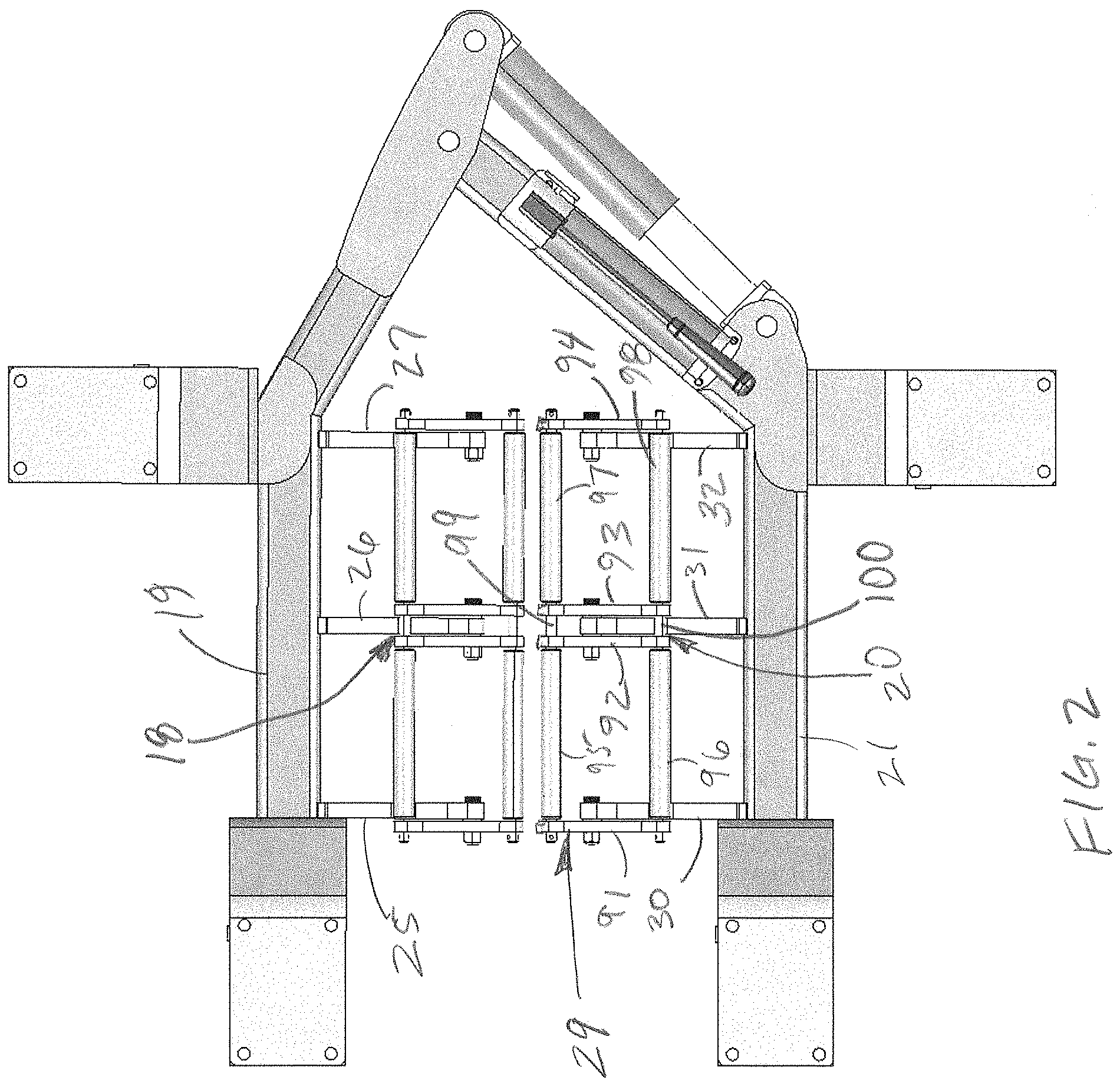 Patent US11780608 Figure 2 – Aircraft recovery dolly