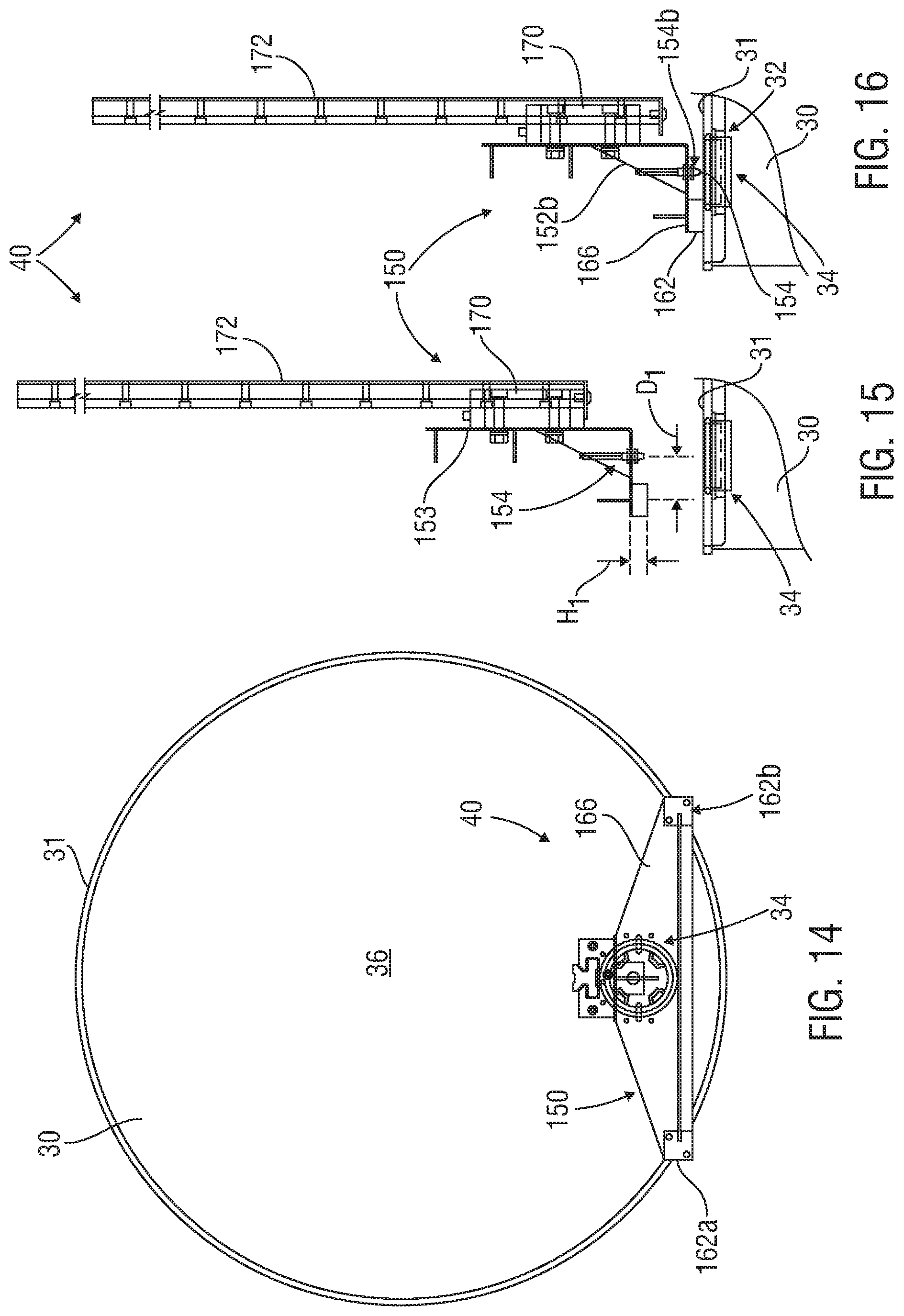 Patent US11780614 Figure 12 – Systems, apparatus and methods for engaging a cap releasably secured in a container
