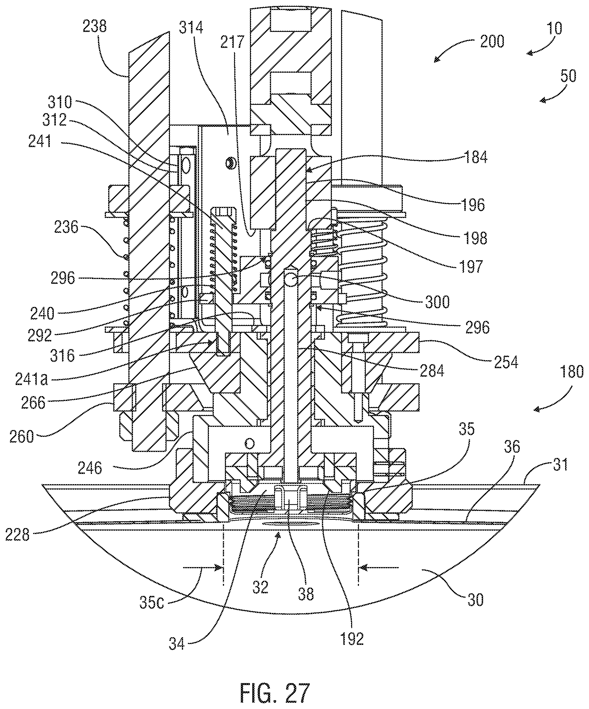 Patent US11780614 Figure 20 – Systems, apparatus and methods for engaging a cap releasably secured in a container