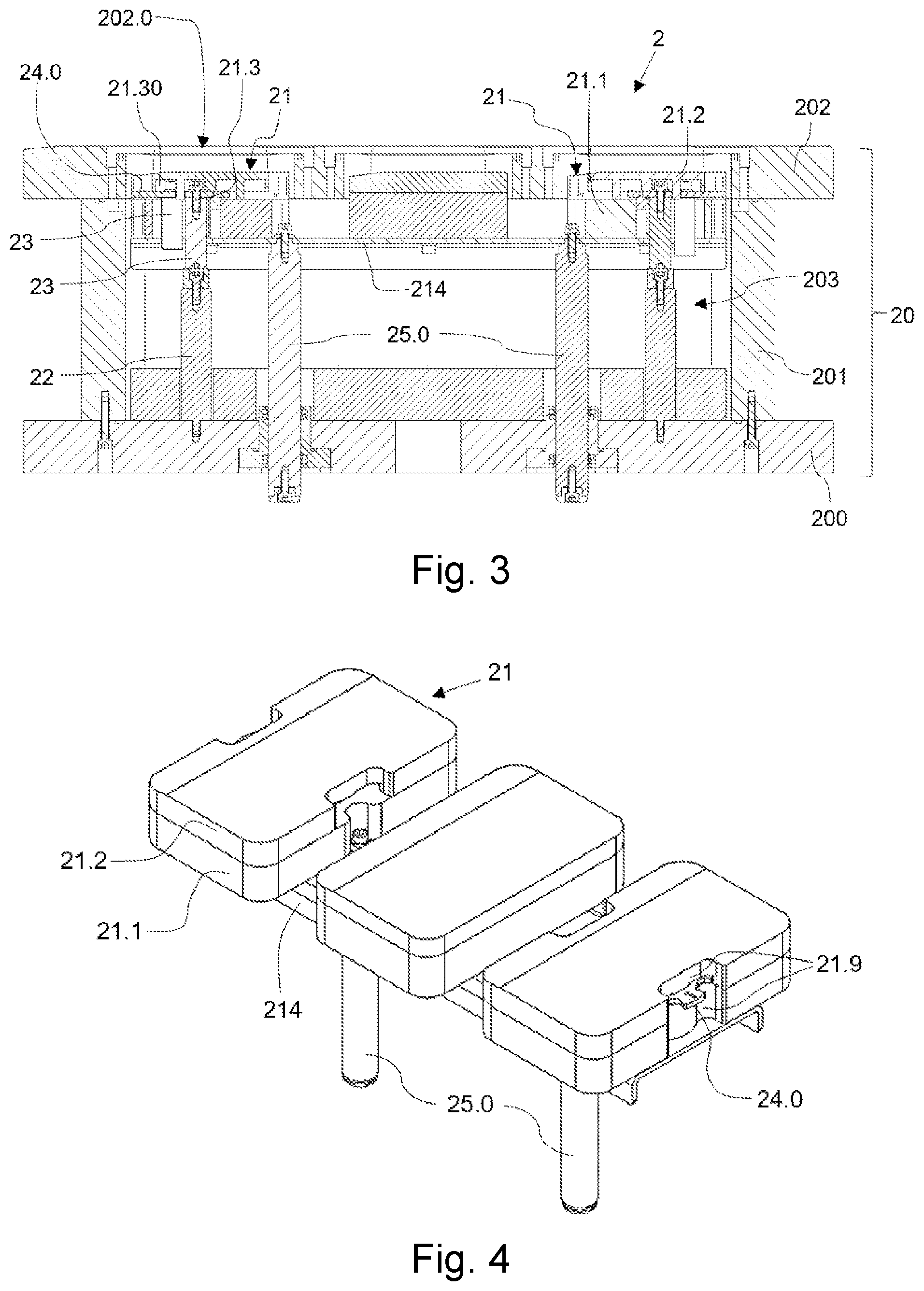 Patent US11780615 Figure 2 – Thermosealing machine for packaging products